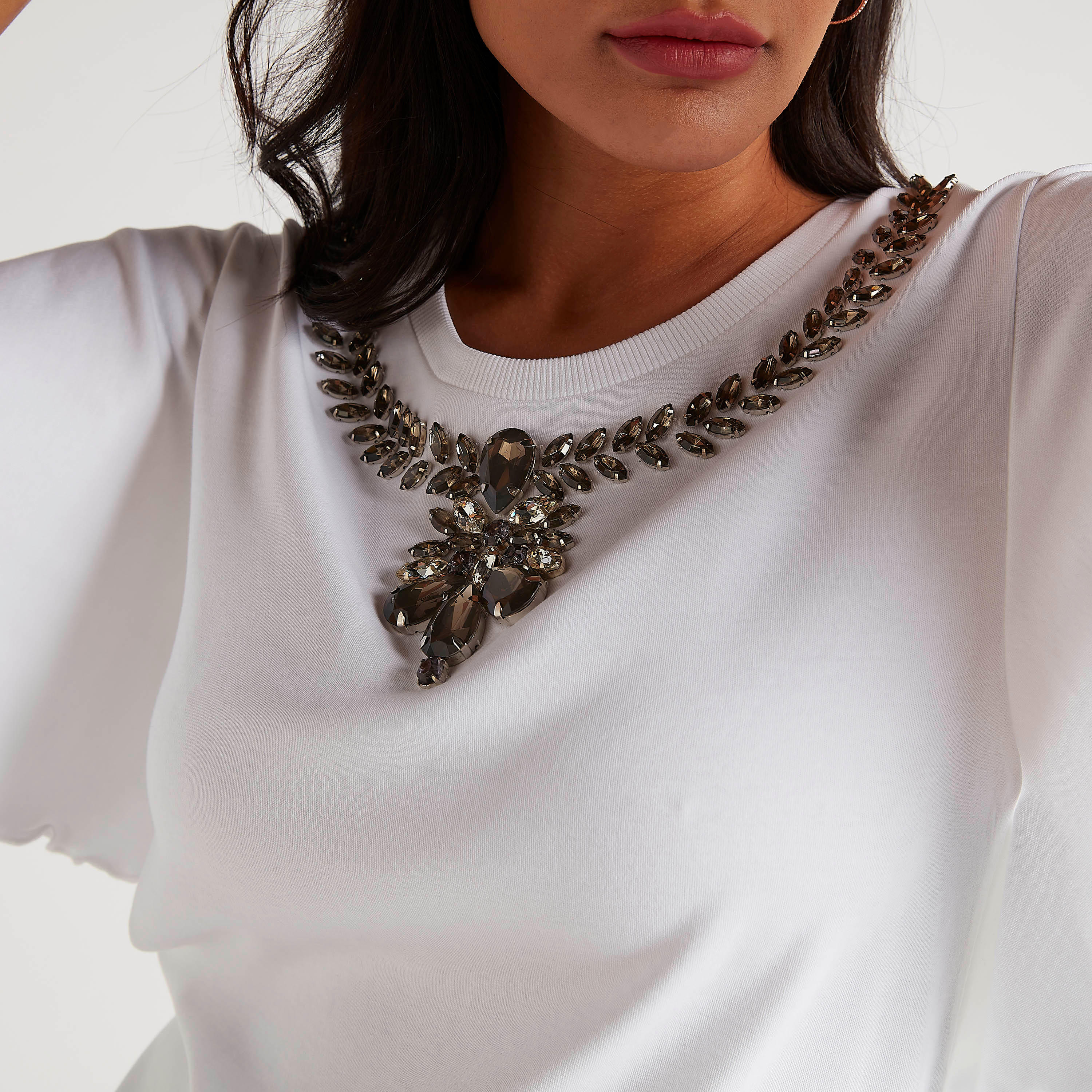 بلوزة مطرزة بأكمام لامعه-women-clothing-shirtsandblouses-blouses-image-6