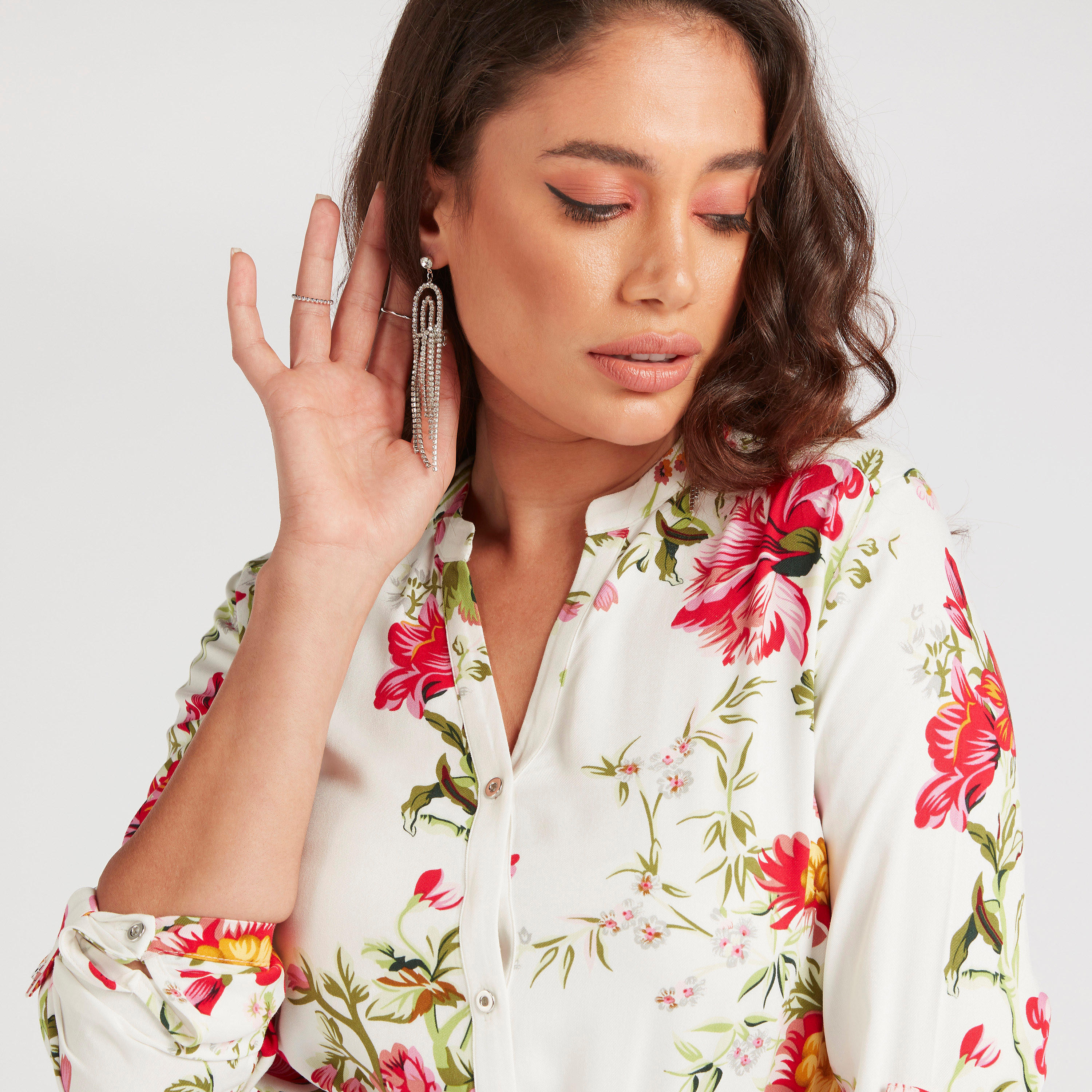 Iconic Floral Print Maxi A-line Dress with Waist Tie-Ups-women-clothing-dresses-image-7