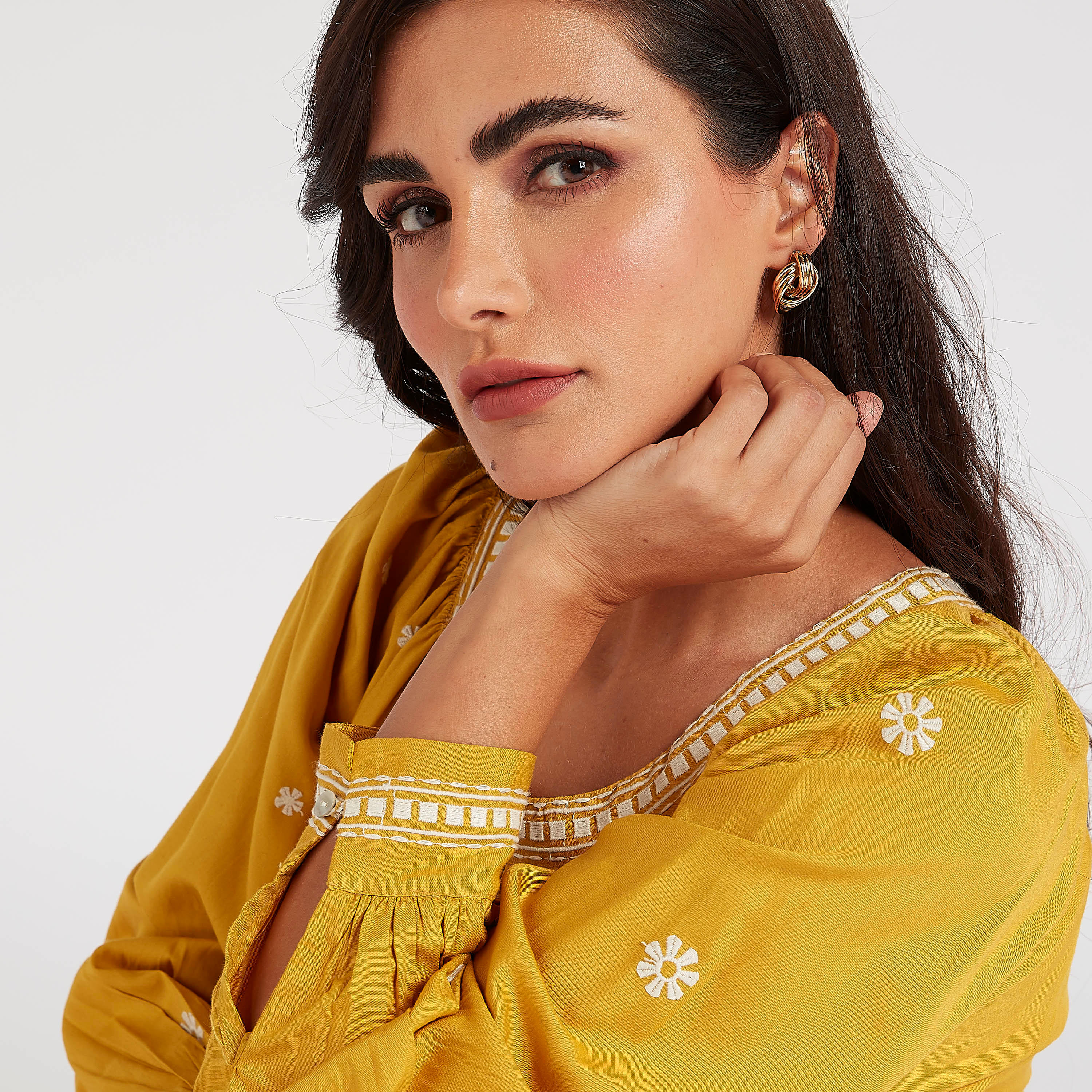 Iconic Embroidered Maxi A-line Dress with Pockets-women-clothing-dresses-image-6