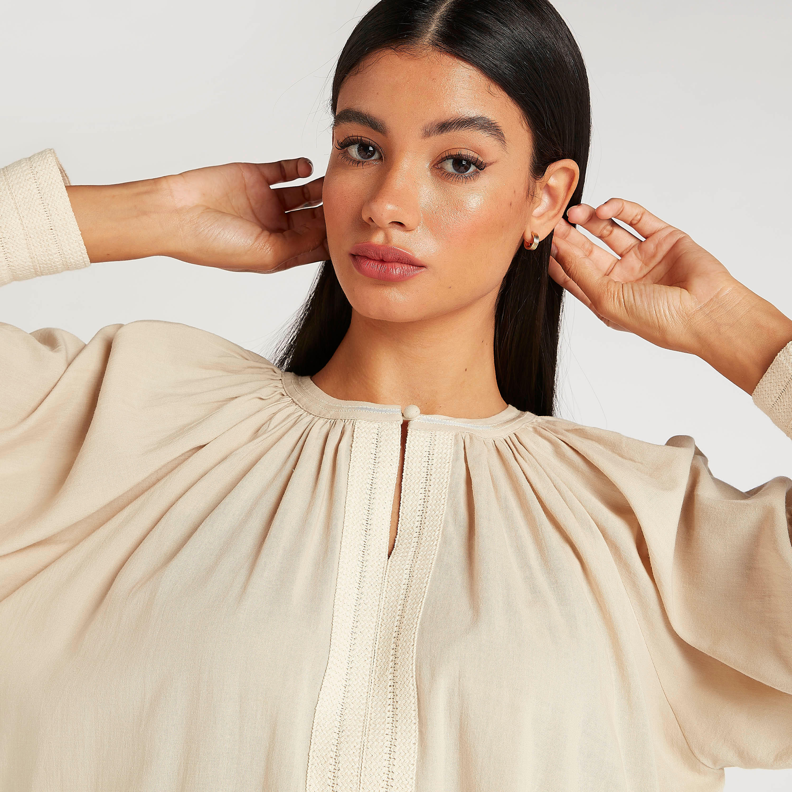 Iconic Solid Crew Neck Top with Long Sleeves-women-clothing-shirtsandblouses-blouses-image-5