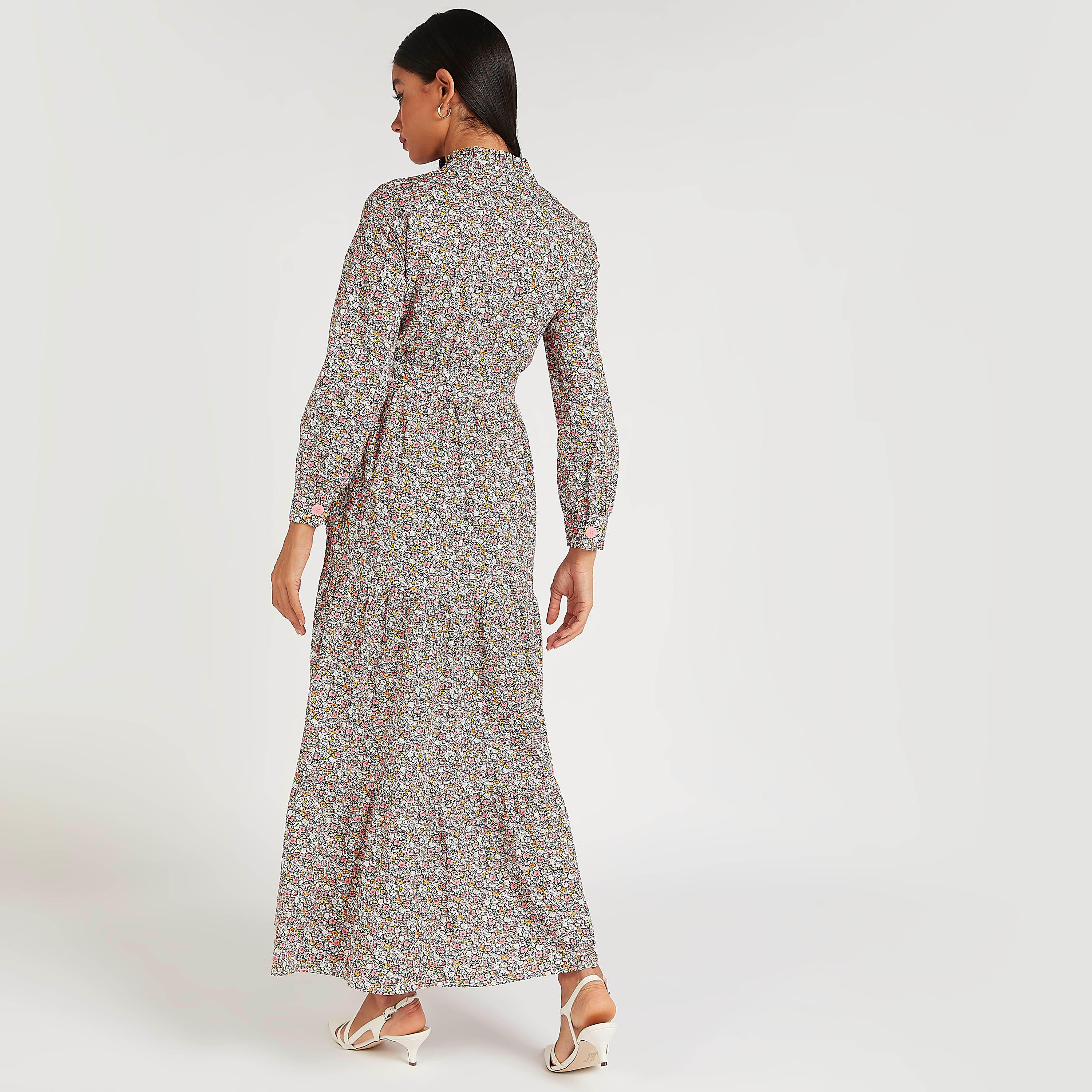فستان طويل إيه لاين بطبعات أزهار وأكمام طويلة من آيكونيك-women-clothing-dresses-image-5