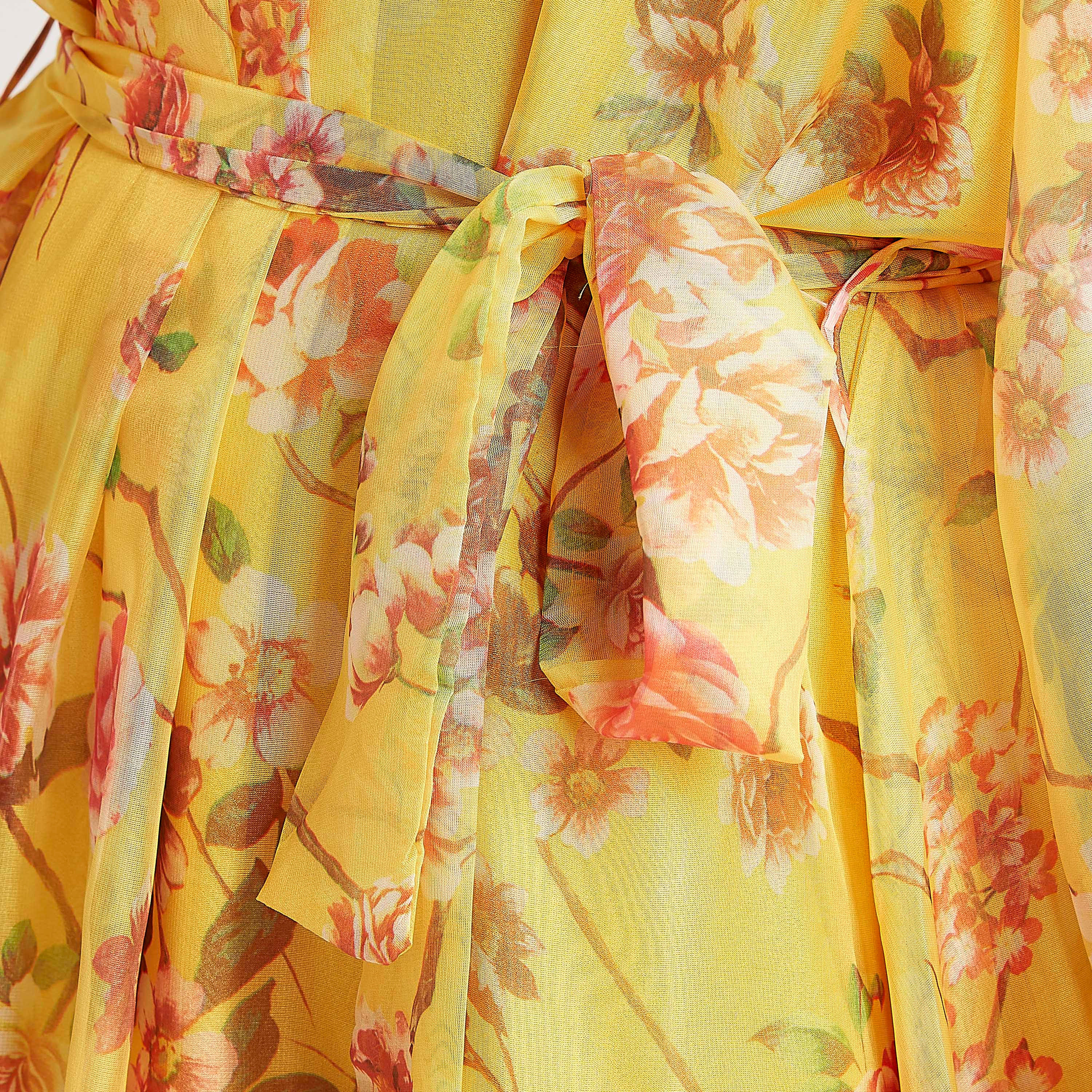 فستان طويل إيه لاين بطبعات أزهار وحزام رباط من آيكونيك-women-clothing-dresses-image-5
