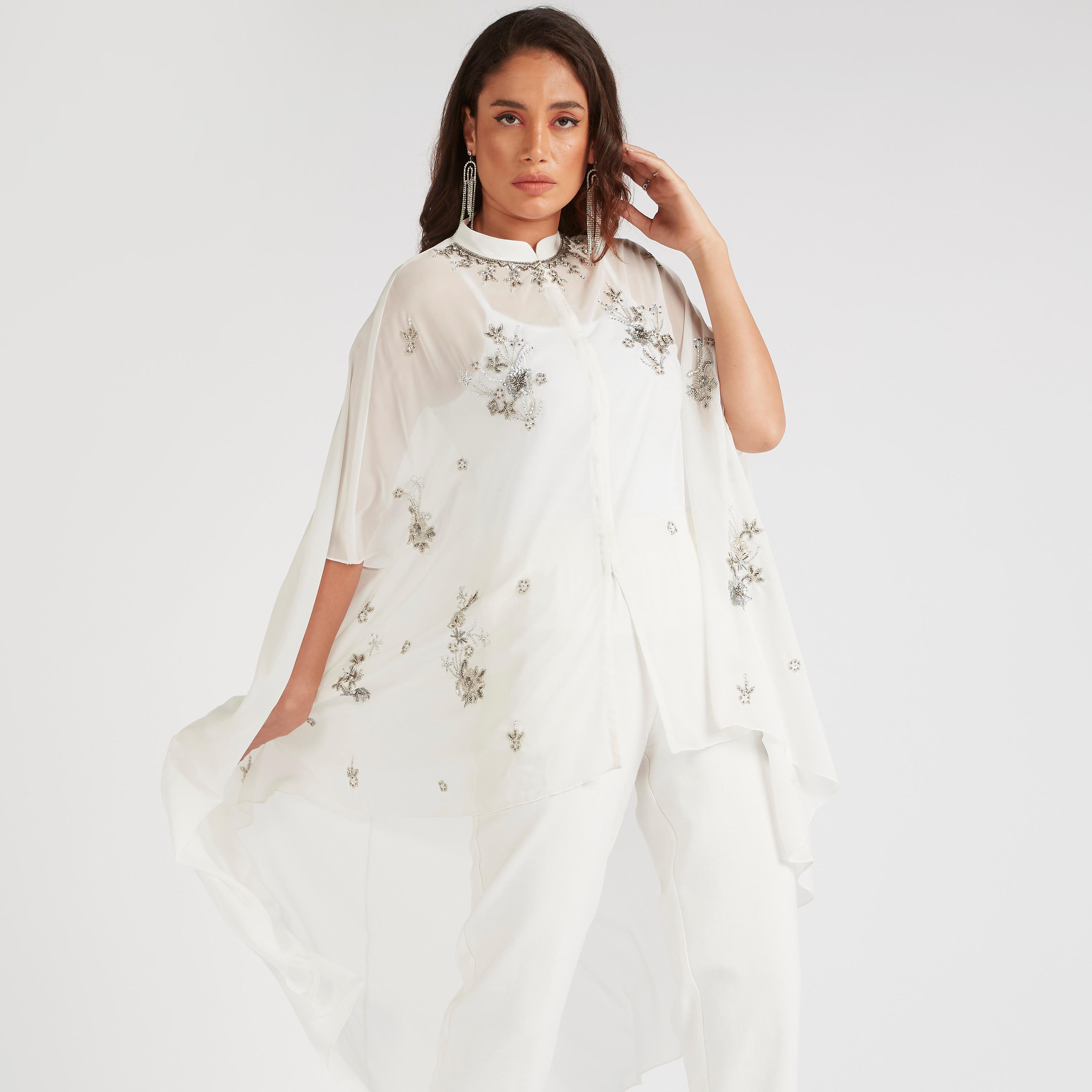 تونيك مزيّن بأكمام 3/4-women-clothing-shirtsandblouses-blouses-image-3