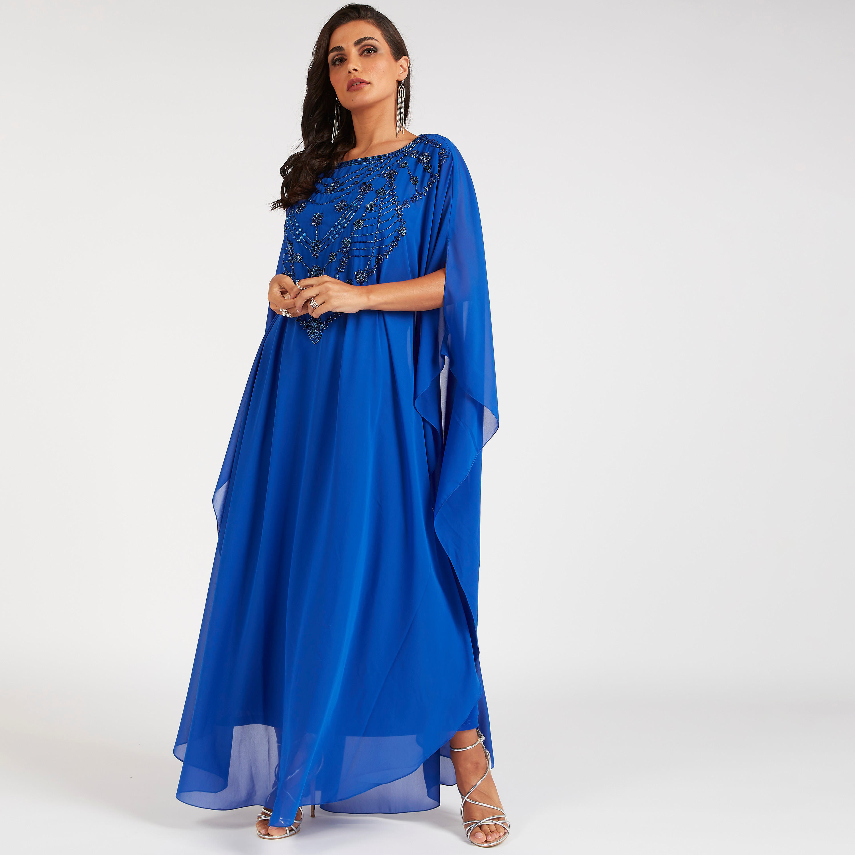 فستان كاب طويل مزيّن من آيكونيك-women-clothing-dresses-image-1