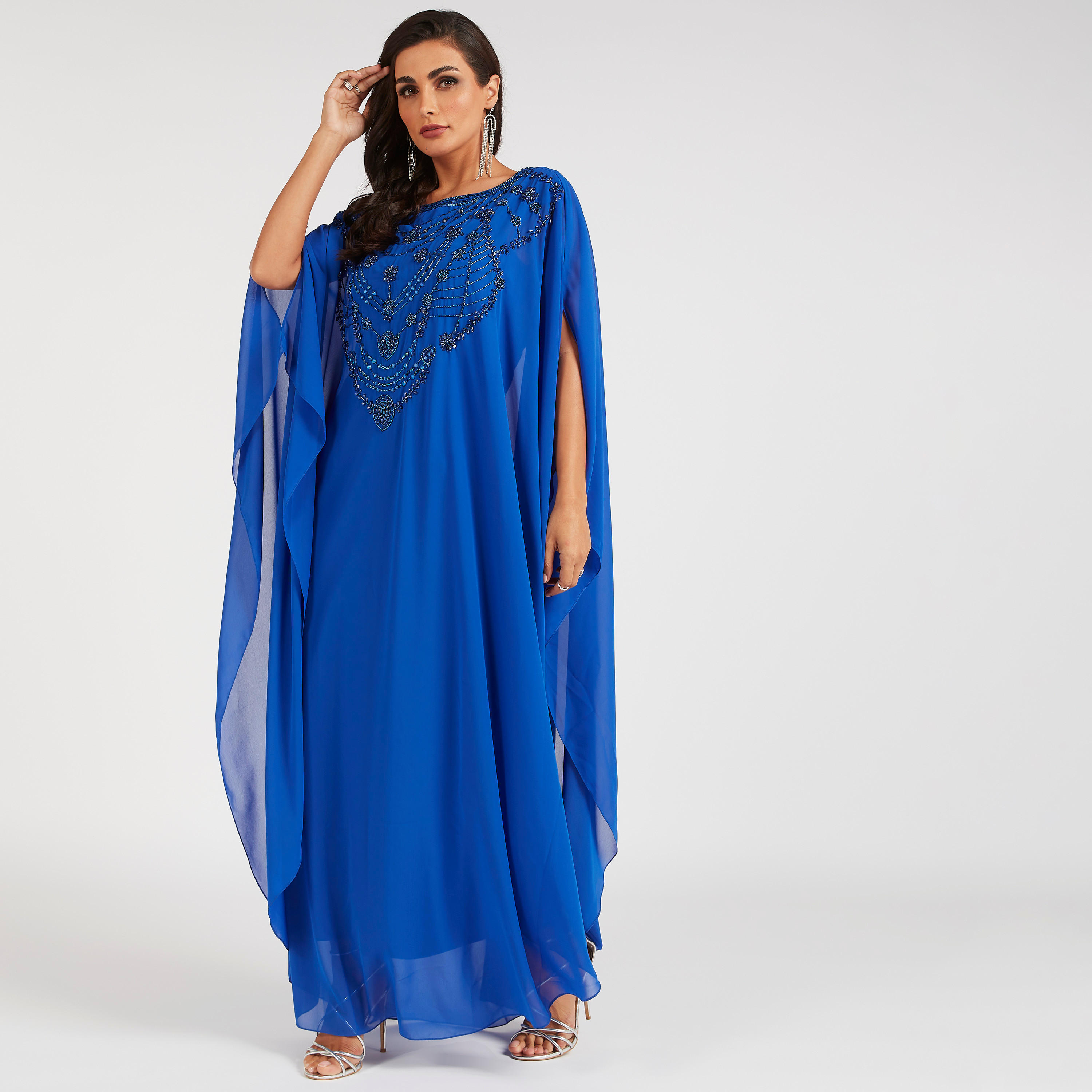 فستان كاب طويل مزيّن من آيكونيك-women-clothing-dresses-image-2
