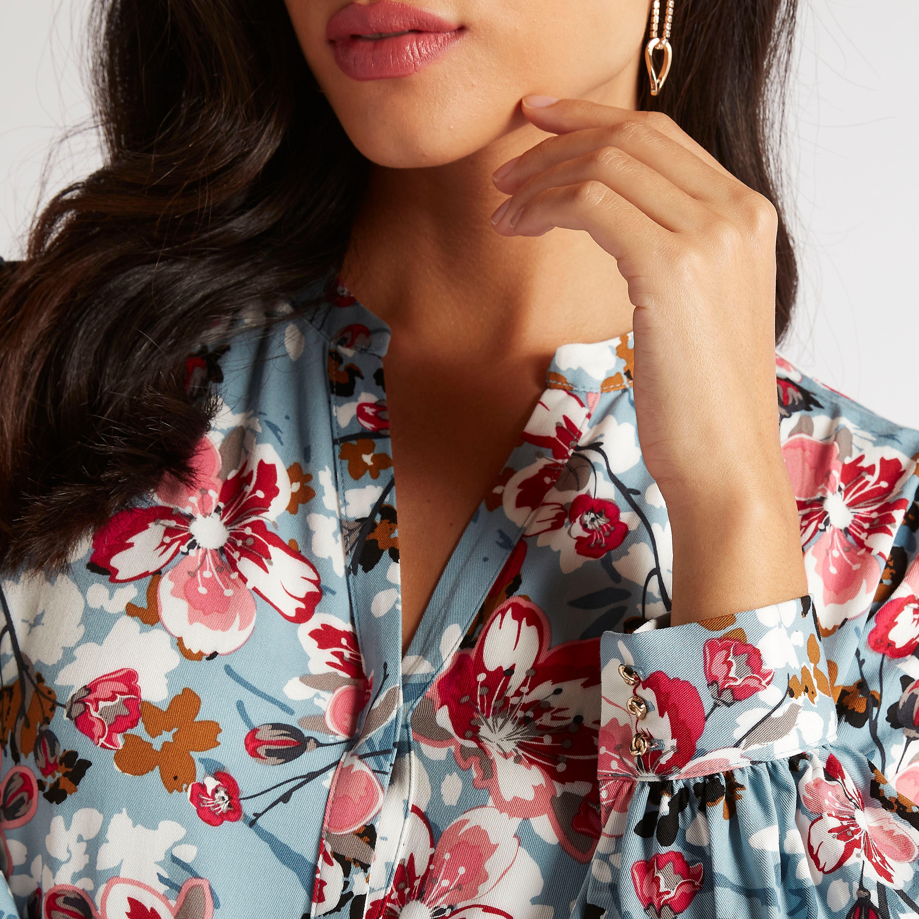 فستان إيه لاين طويل بطبعات أزهار وأربطة خصر وأكمام طويلة-women-clothing-dresses-image-5