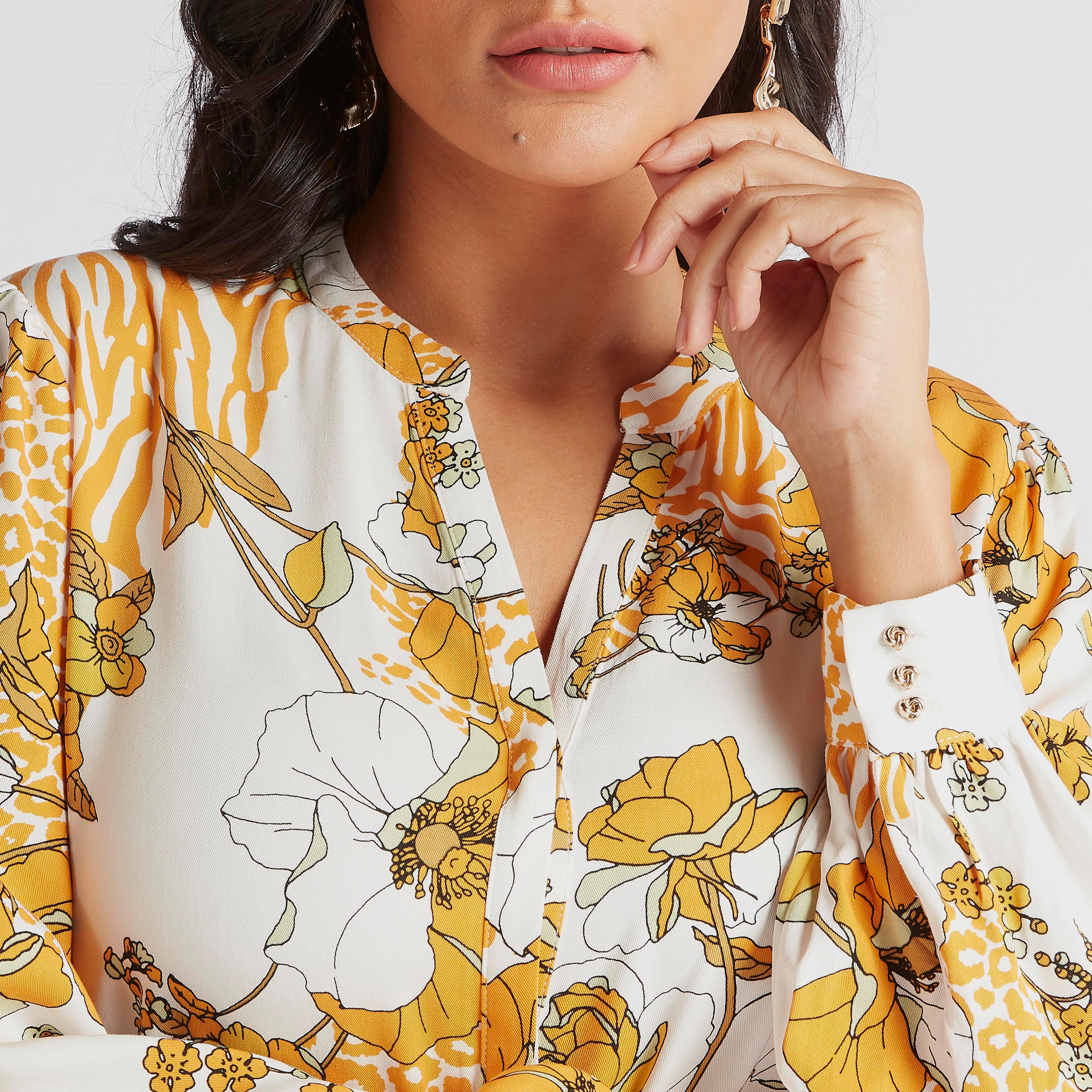 فستان طويل إيه لاين بطبعات أزهار وأربطة خصر من آيكونيك-women-clothing-dresses-image-3
