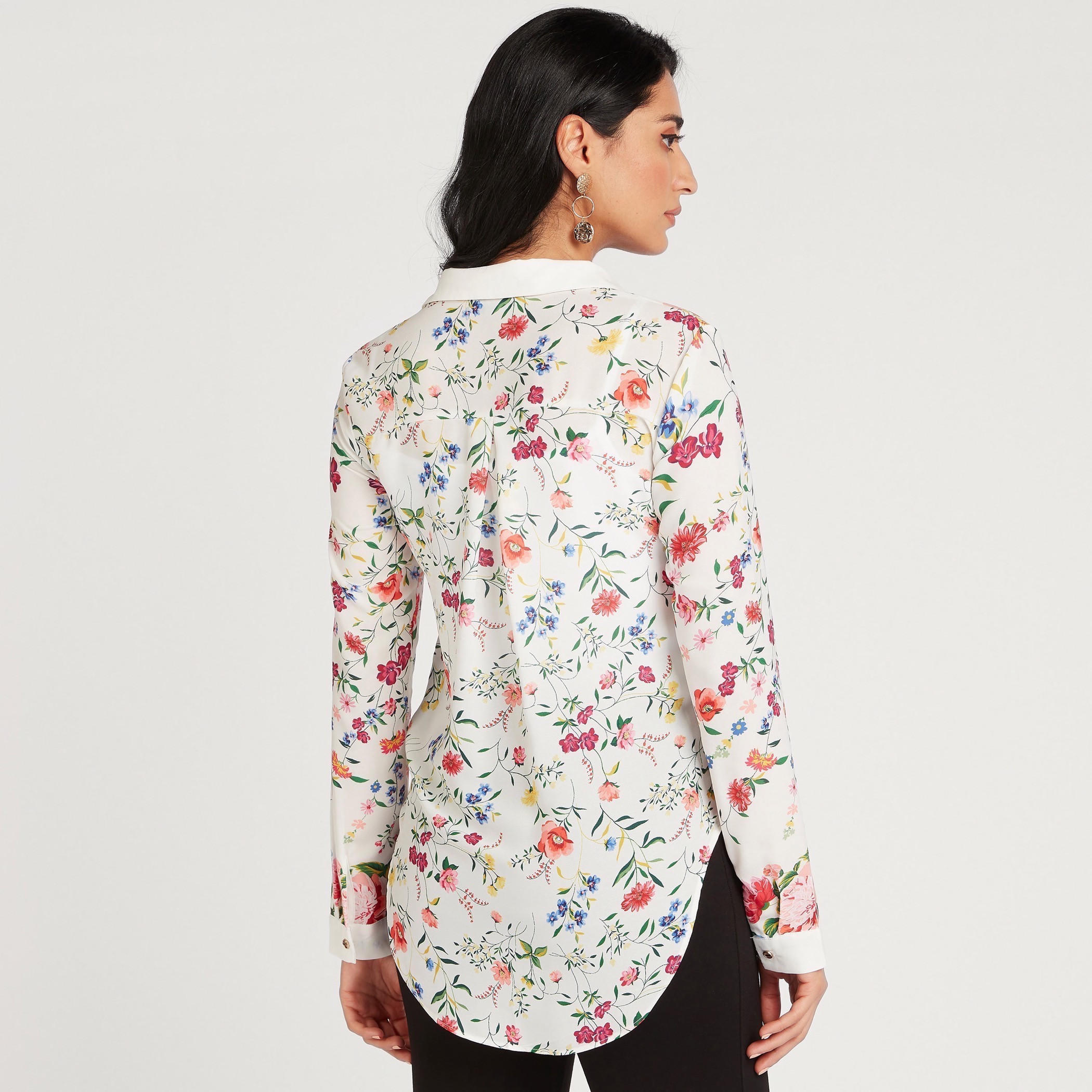 قميص بأكمام طويلة وطبعات زهرية من آيكونيك-women-clothing-shirtsandblouses-shirts-image-4