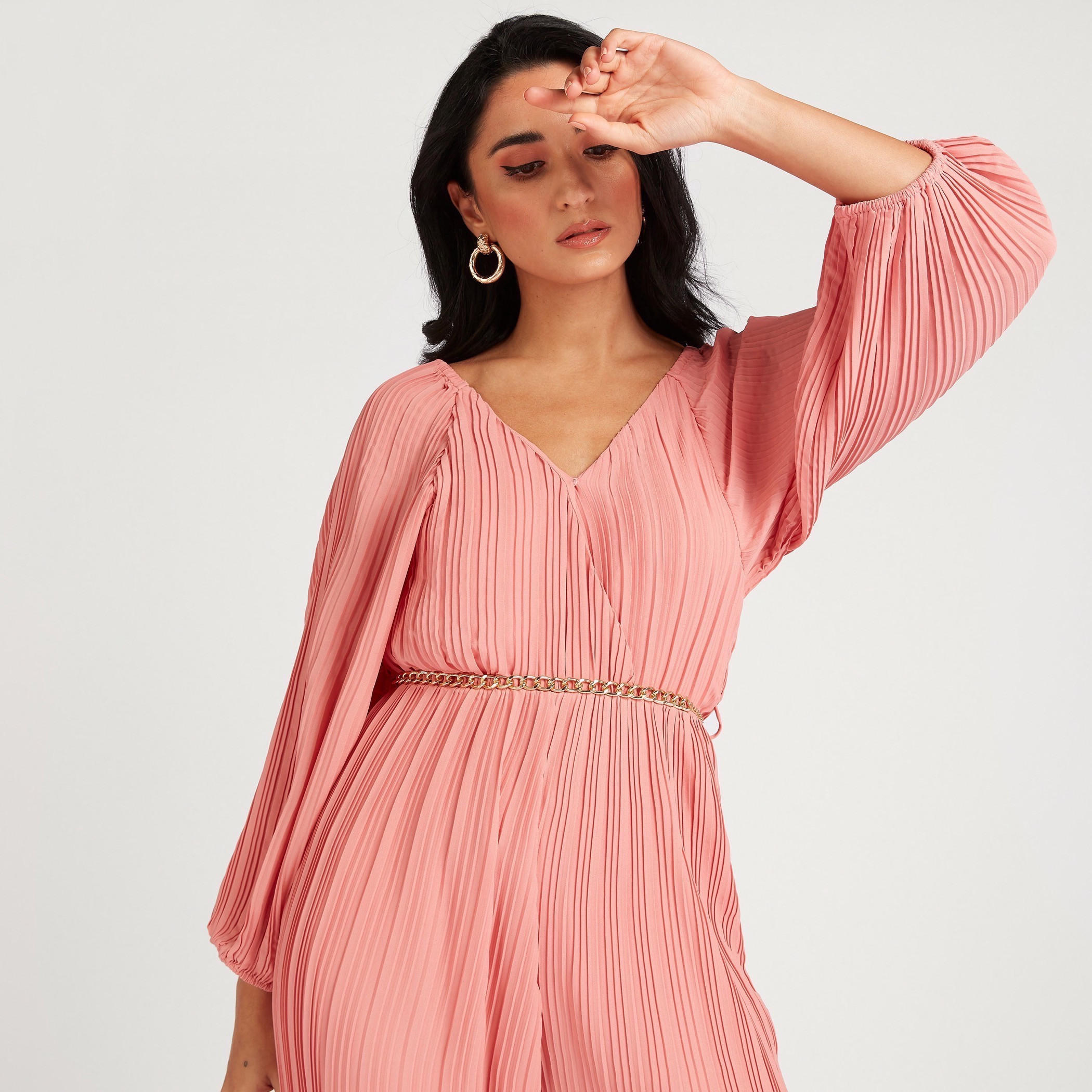 Iconic Pleated Jumpsuit with Long Sleeves-women-clothing-jumpsuits-image-6