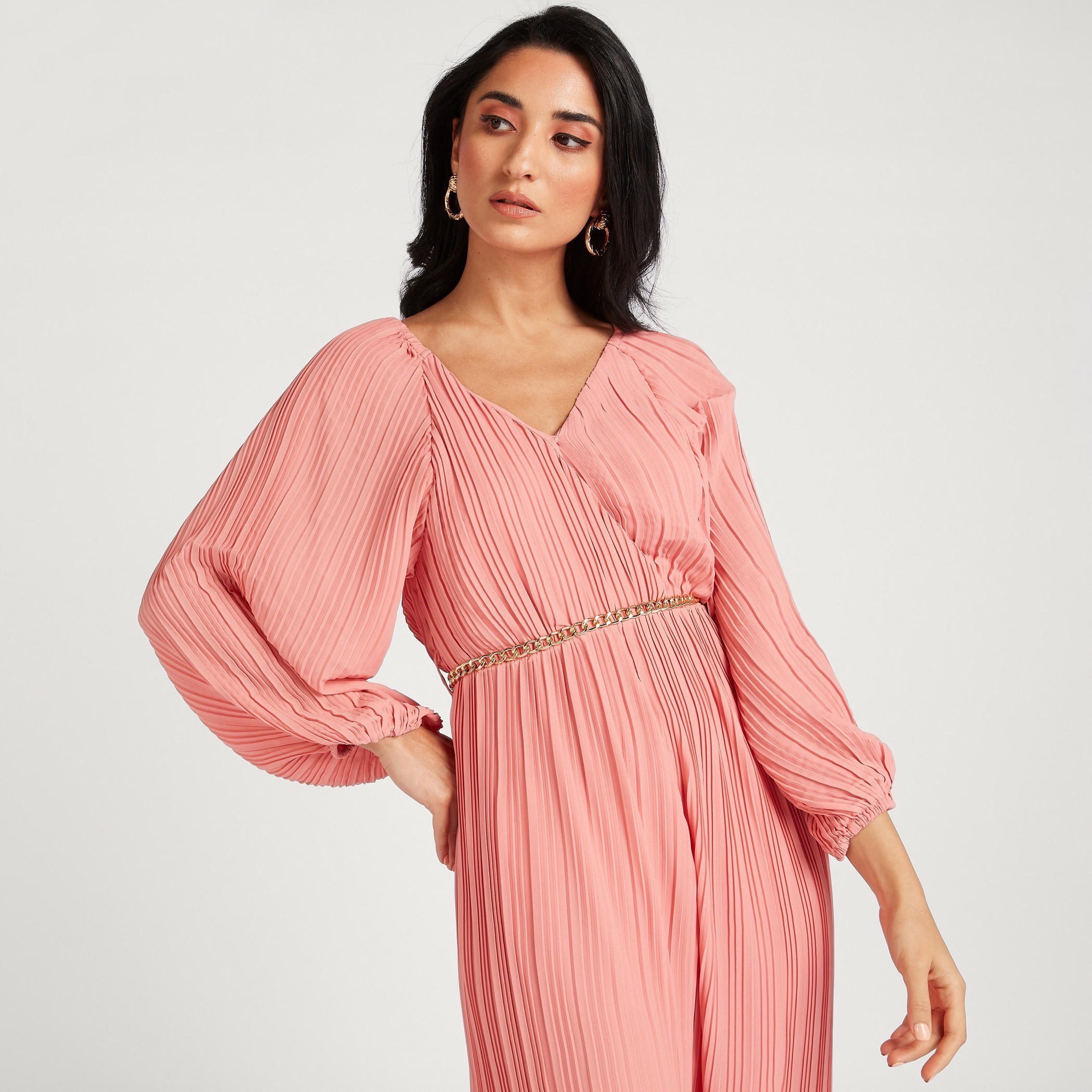Iconic Pleated Jumpsuit with Long Sleeves-women-clothing-jumpsuits-image-7