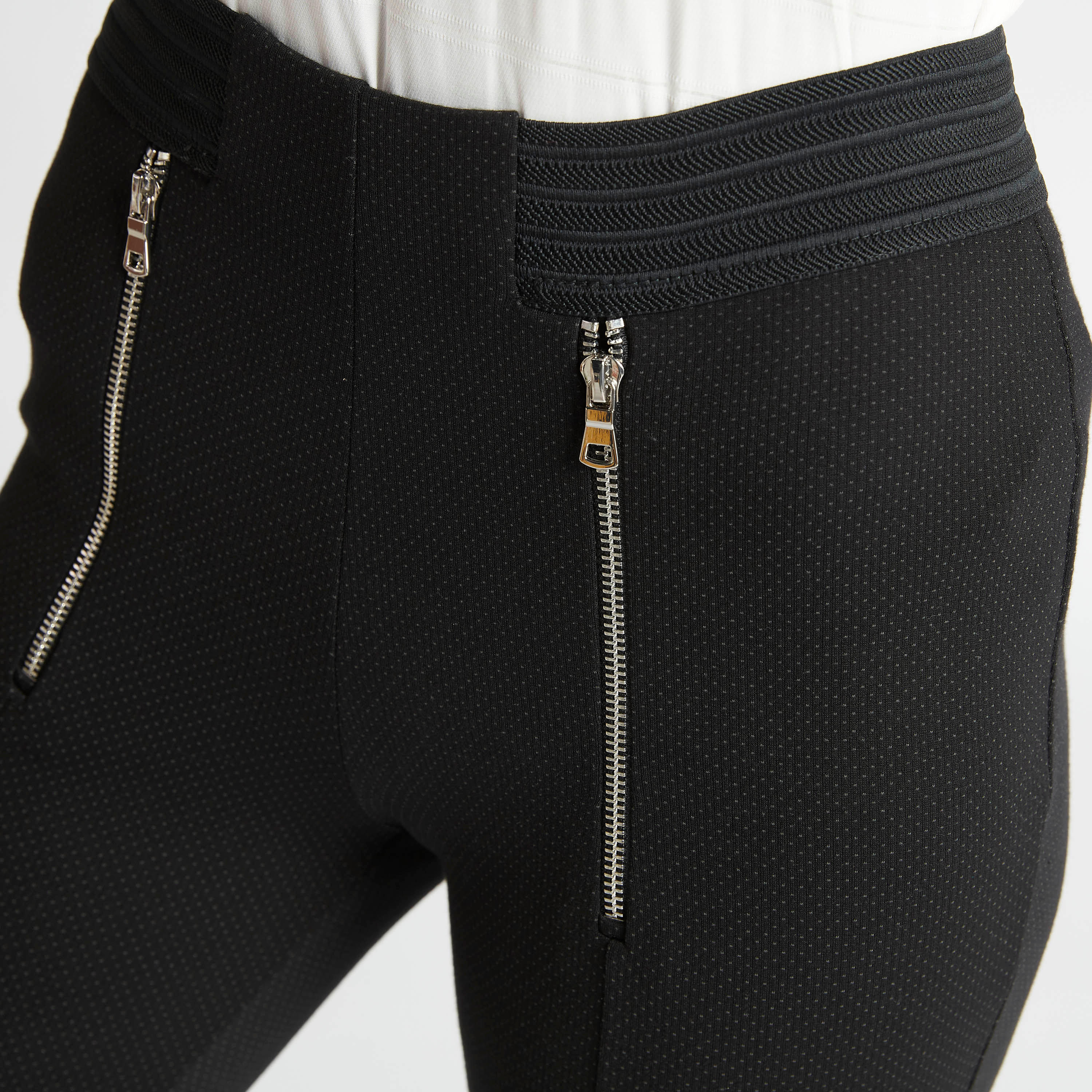 بنطلون ليقنز بارز الملمس بخصر مطّاطي مرتفع من آيكونيك-women-clothing-bottoms-leggings-image-3