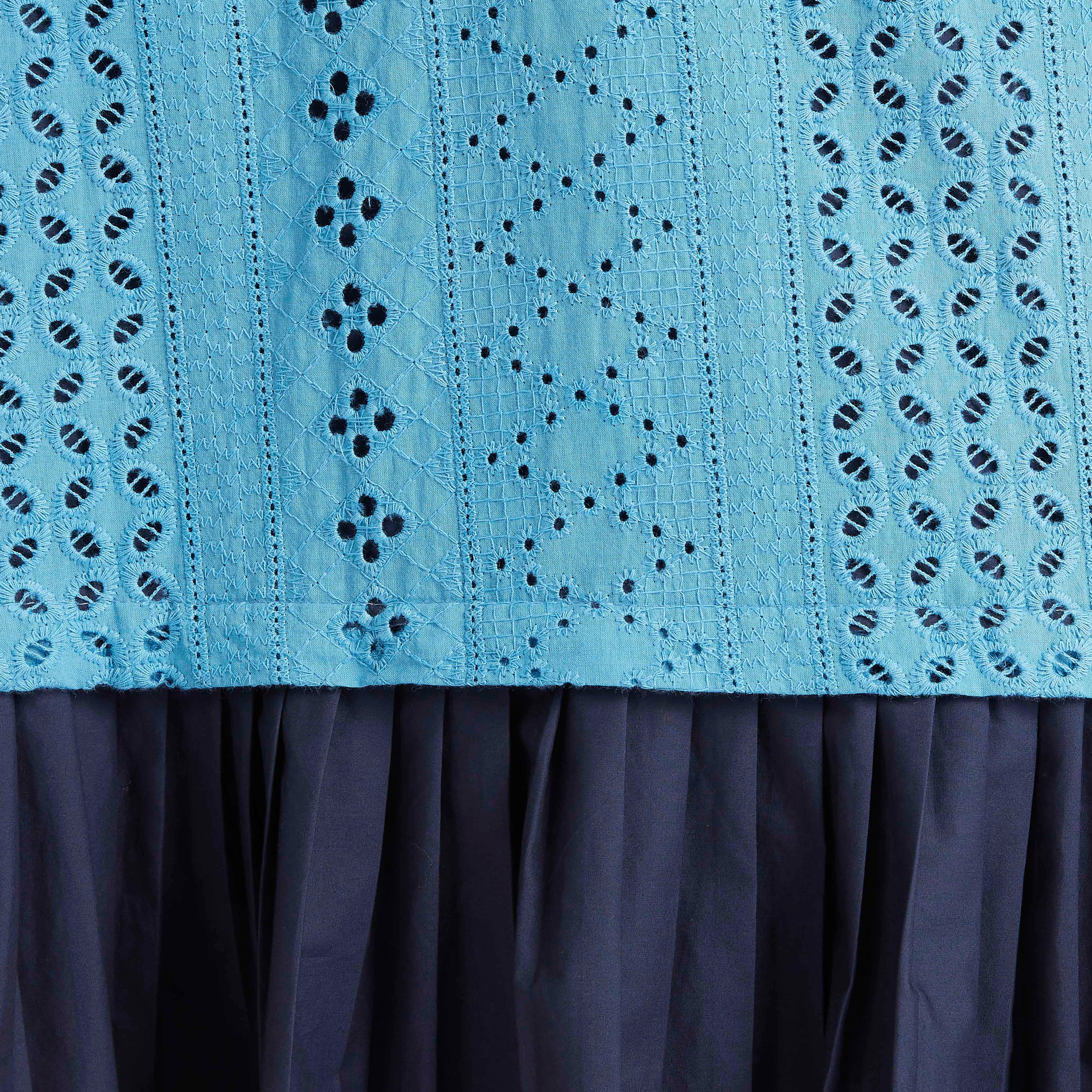فستان كتل ألوان بياقة عادية وتطريز-women-clothing-dresses-image-4