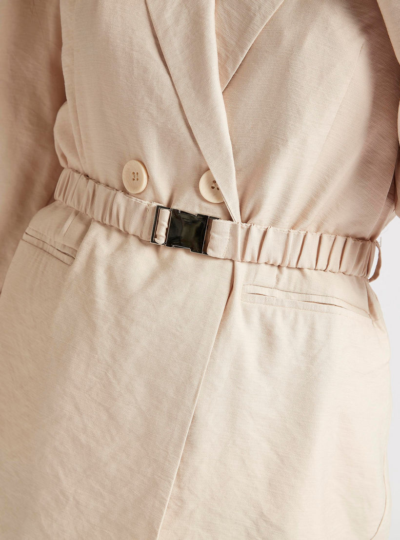 Iconic Solid Longline Coat with Notch Lapel and Belt-women-clothing-coatsandjackets-coats-image-4