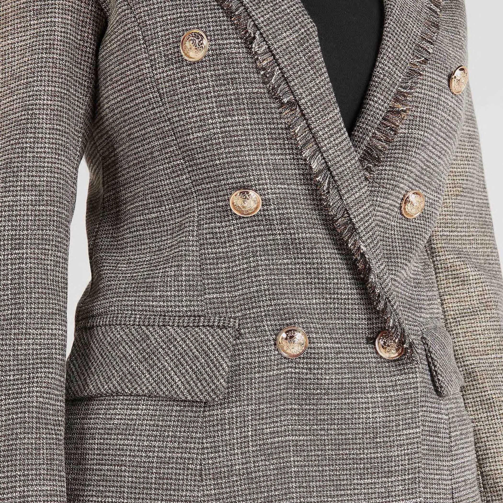 جاكيت بارز الملمس بياقة مطوية وتفاصيل شراشيب من آيكونيك-women-clothing-coatsandjackets-blazers-image-8