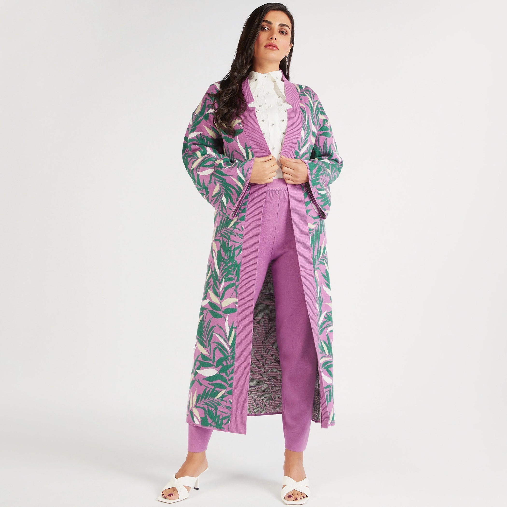 كارديجان مفتوح بطبعات أزهار وأكمام طويلة من آيكونيك-women-winterwear-cardigansandjumpers-cardigans-image-2