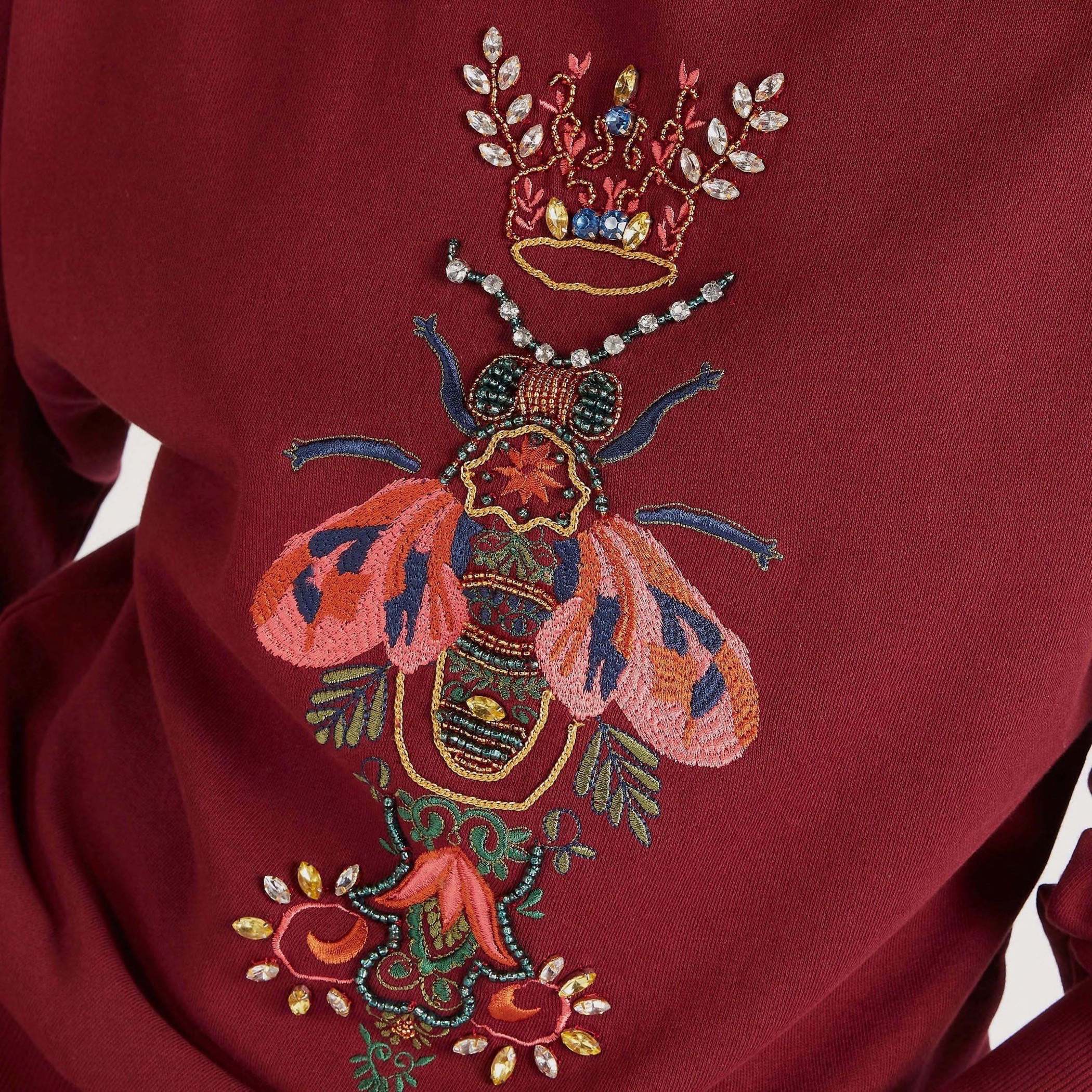 Iconic Embroidered Crew Neck Sweatshirt with Long Sleeves-women-winterwear-hoodiesandsweatshirts-sweatshirts-image-3