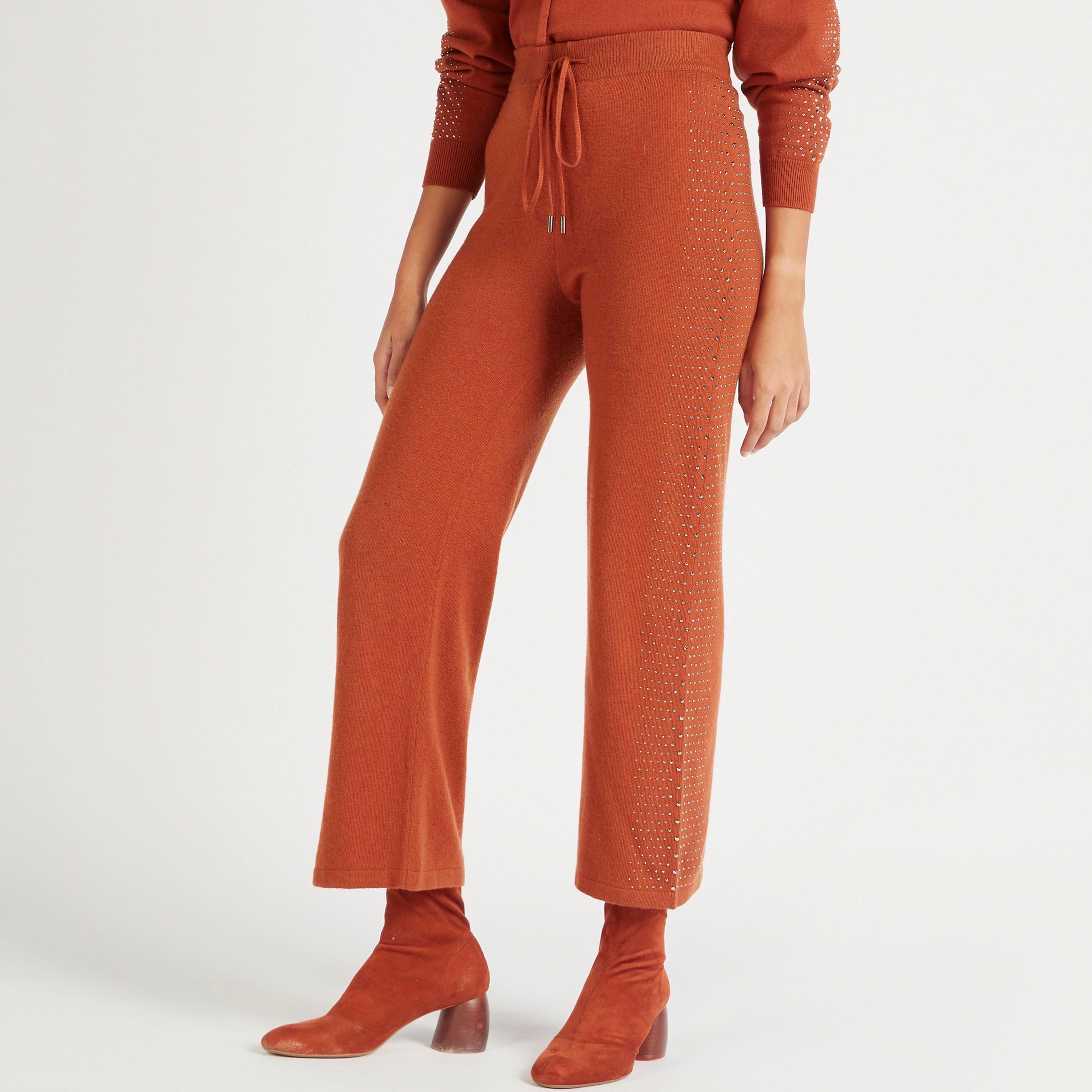 Iconic Wide Leg Joggers with Drawstring Closure and Embellished Detail-women-clothing-bottoms-joggers-image-1