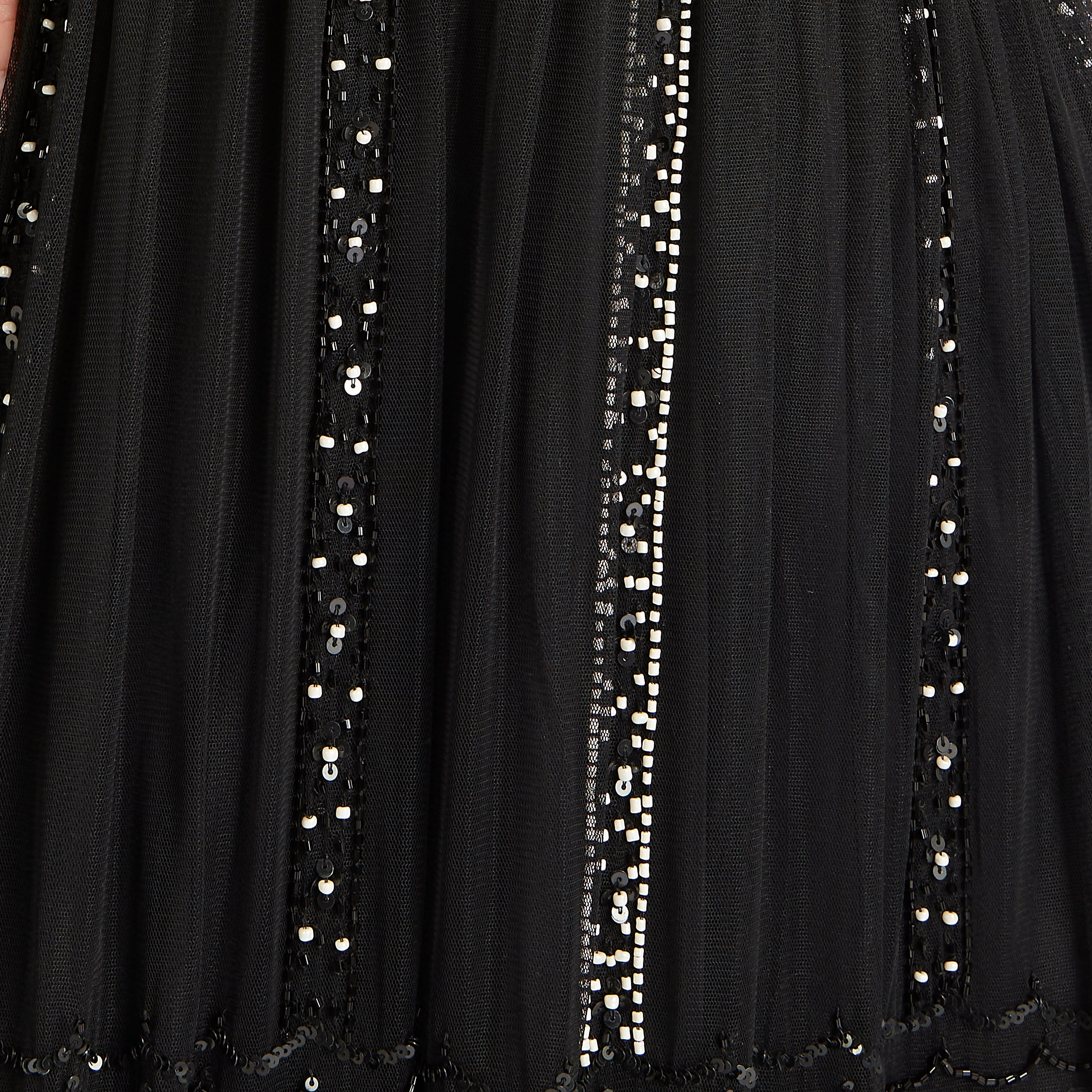 فستان إيه لاين طويل مزيّن بياقة عادية من آيكونيك-women-clothing-dresses-image-3