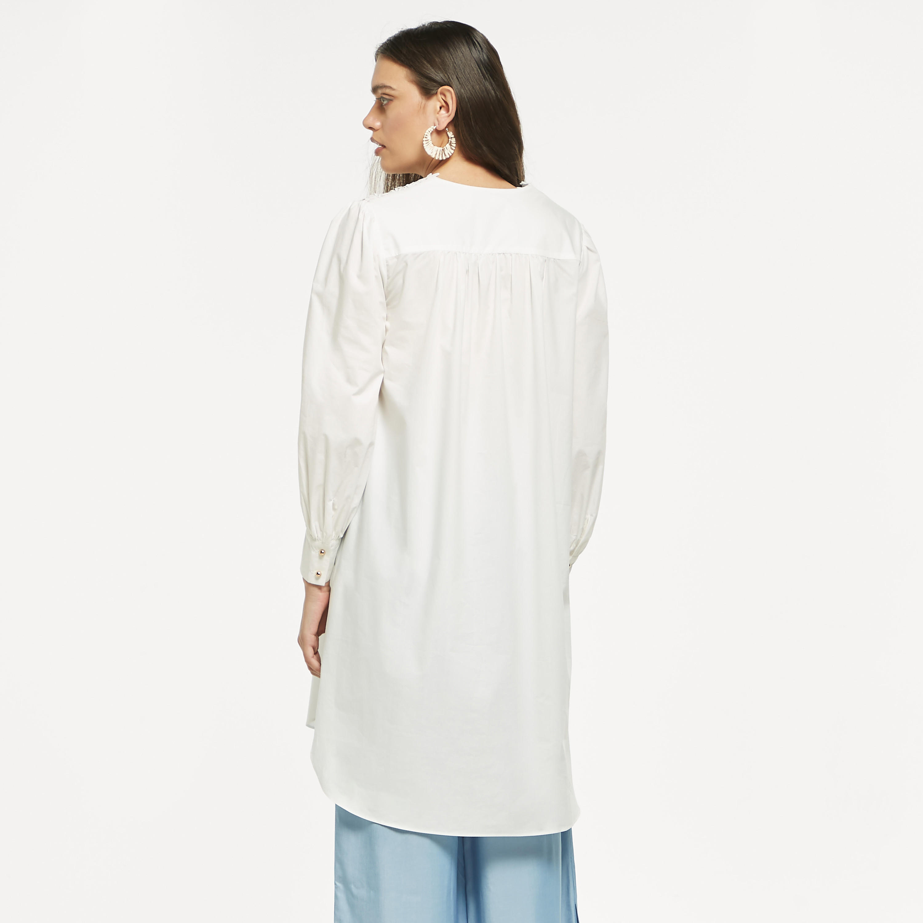 تونيك دانتيل بارز الملمس-women-clothing-shirtsandblouses-blouses-image-3