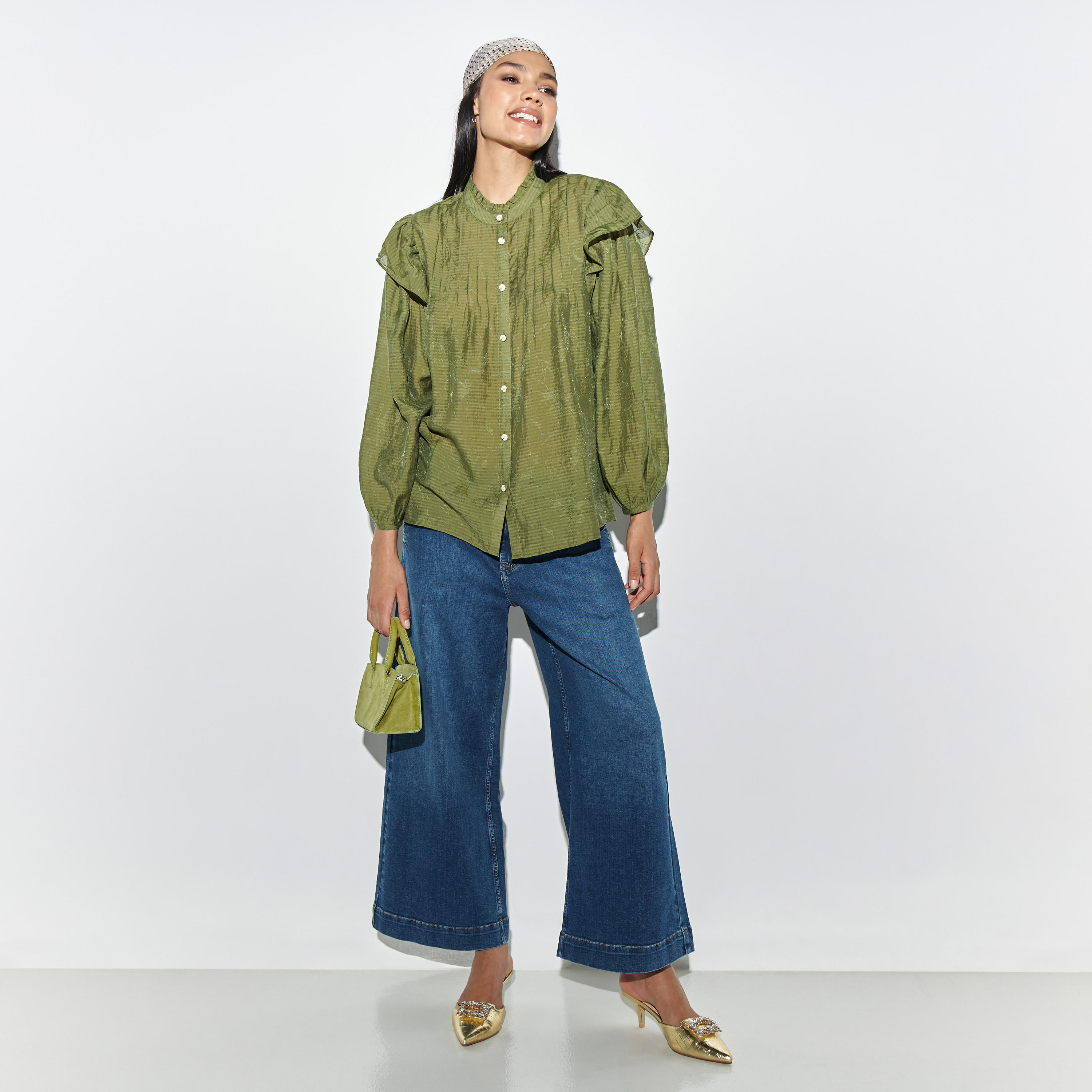 بنطلون جينز واسع الساقين بجيوب من آيكونيك-women-clothing-bottoms-jeans-image-3