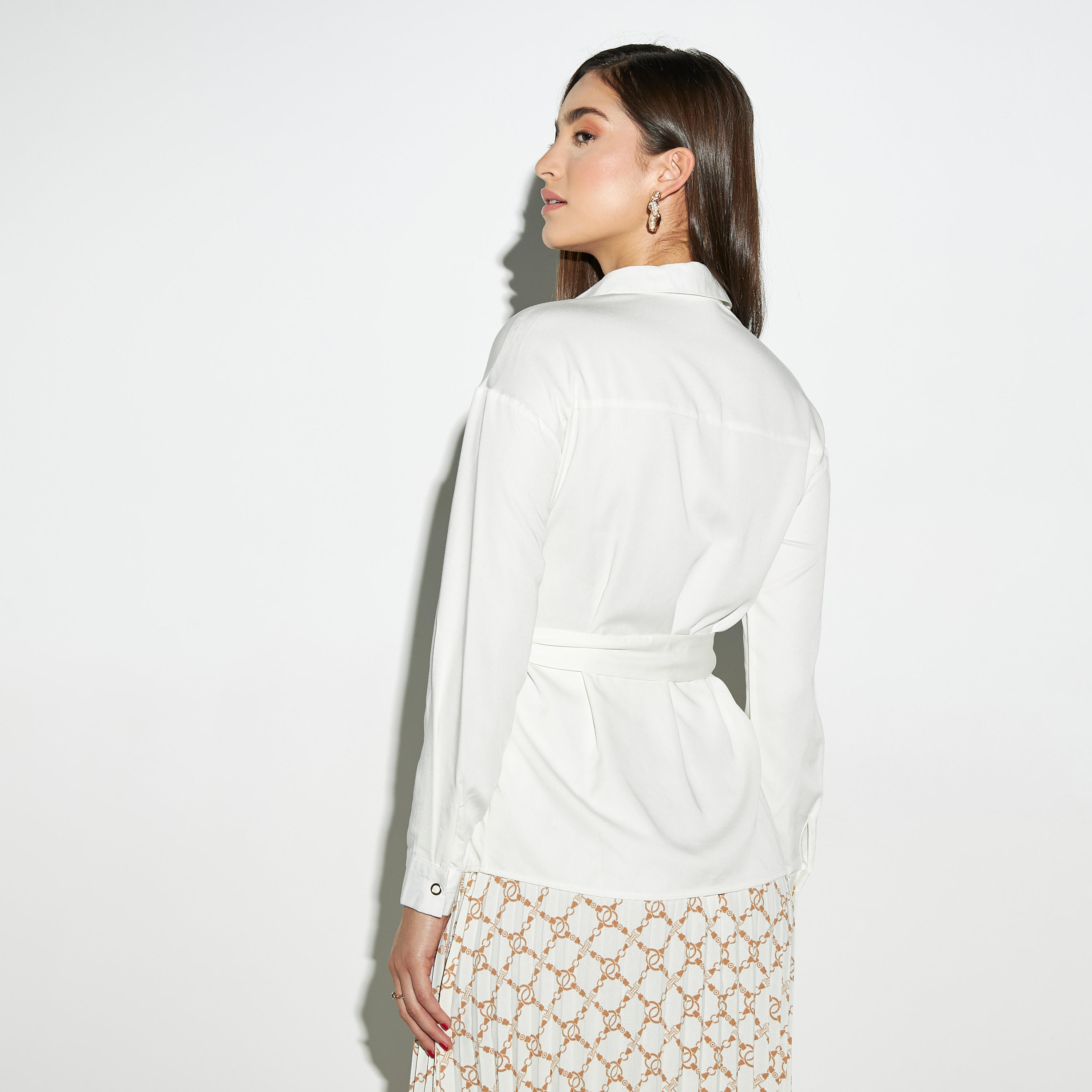 Iconic Solid Belted Shacket with Flap Pockets-women-clothing-shirtsandblouses-blouses-image-3