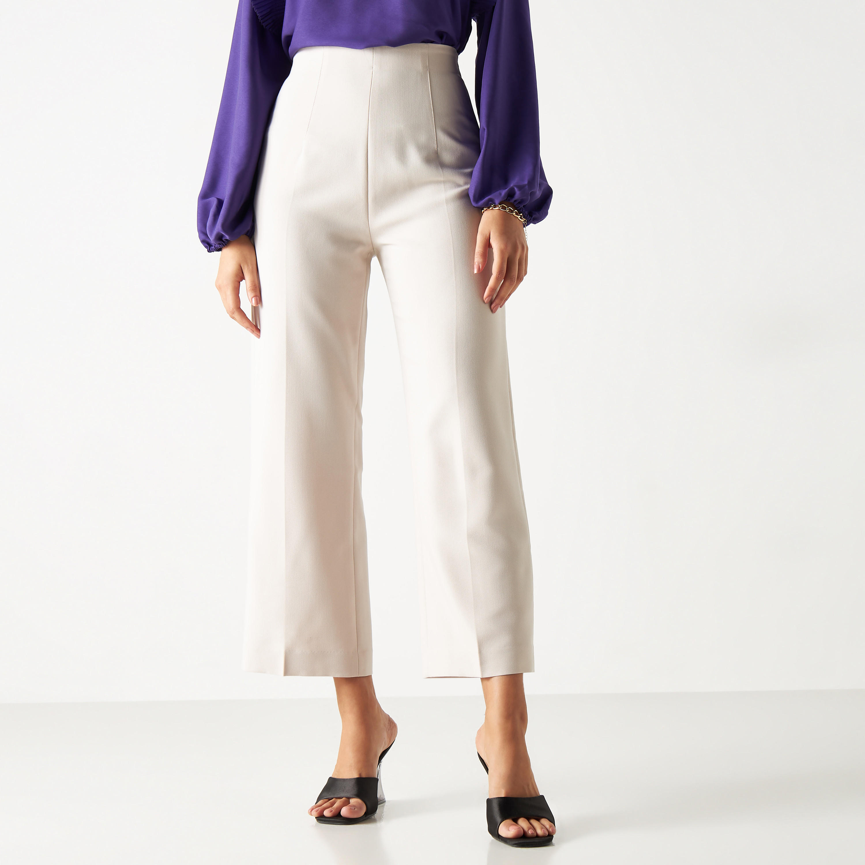 Iconic Solid Wide Leg Pants with Zip Closure-women-clothing-bottoms-trousers-image-1
