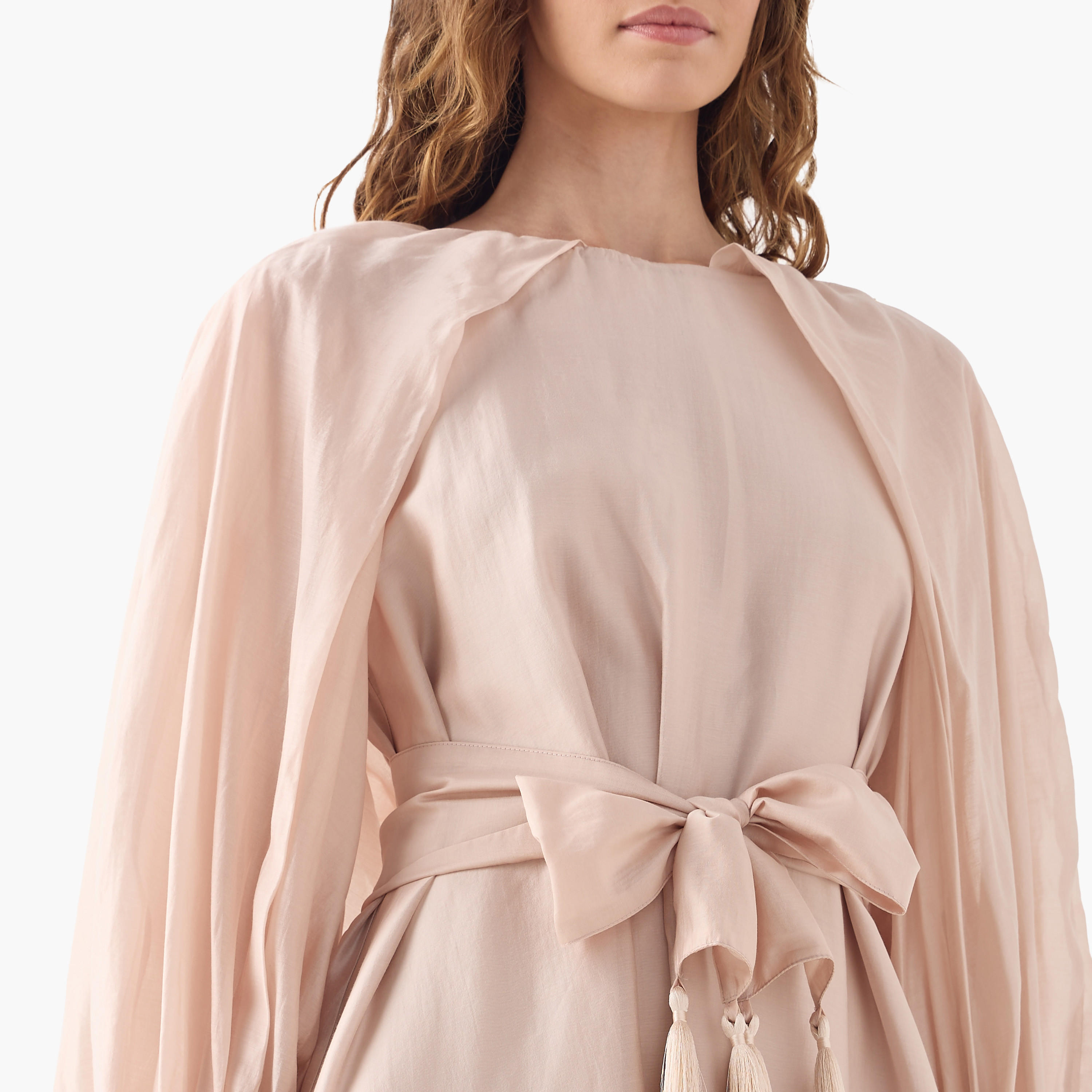 فستان بأكمام واسعة وأربطة من آيكونيك-women-clothing-dresses-image-4