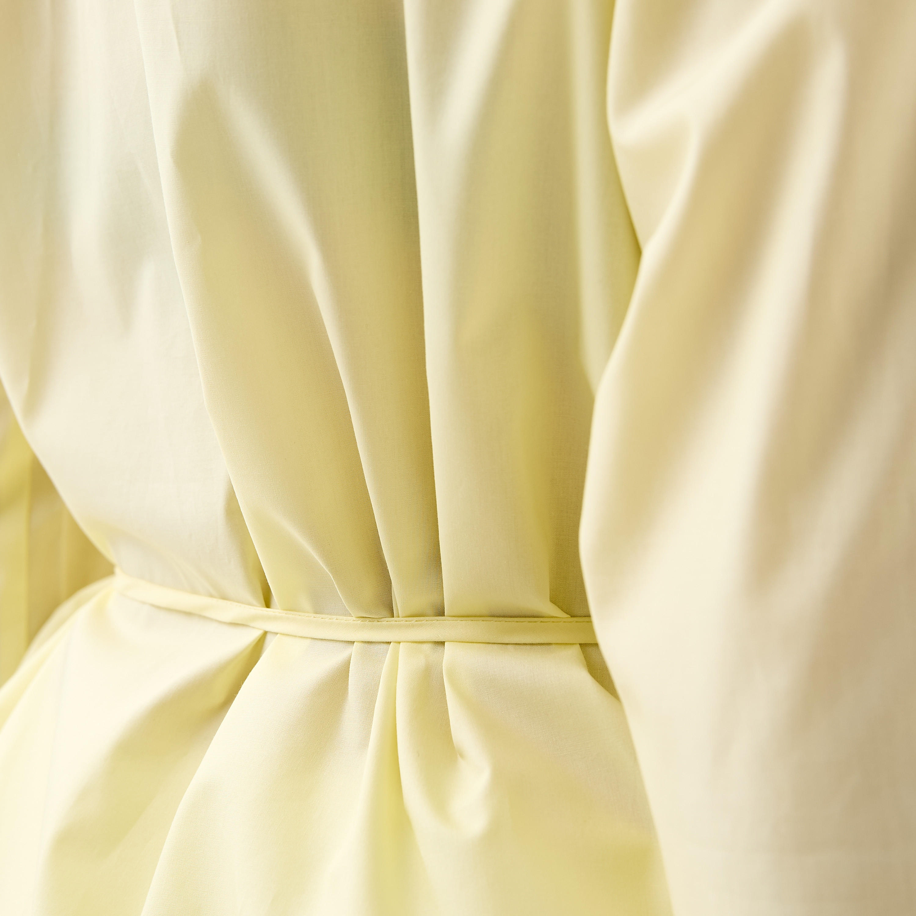 بلوزة بوبلين قطن ملفوفة بياقة عادية وأكمام طويلة من آيكونيك-women-clothing-shirtsandblouses-blouses-image-6