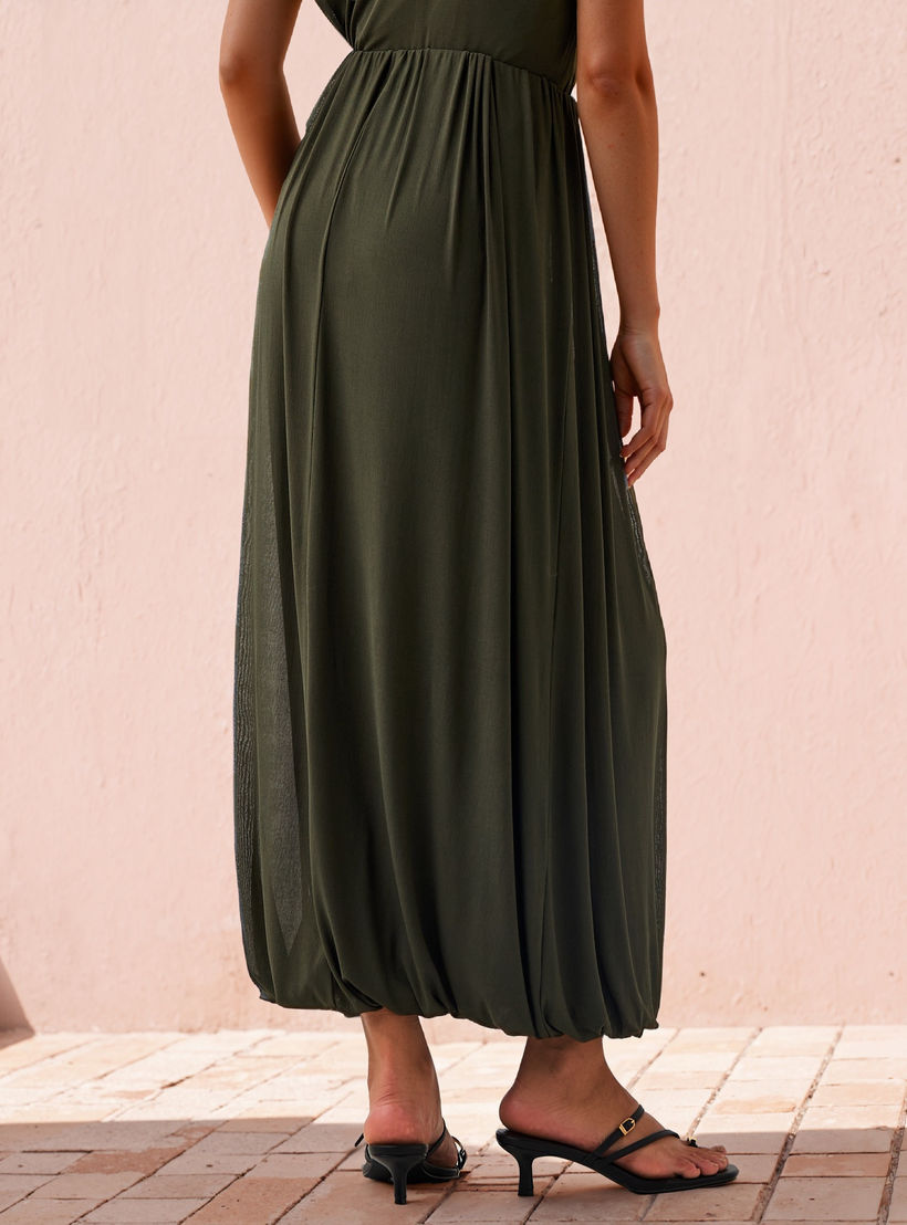 Iconic Balloon Hem Maxii Skirt with Elasticated Waistband-women-clothing-bottoms-skirts-image-3
