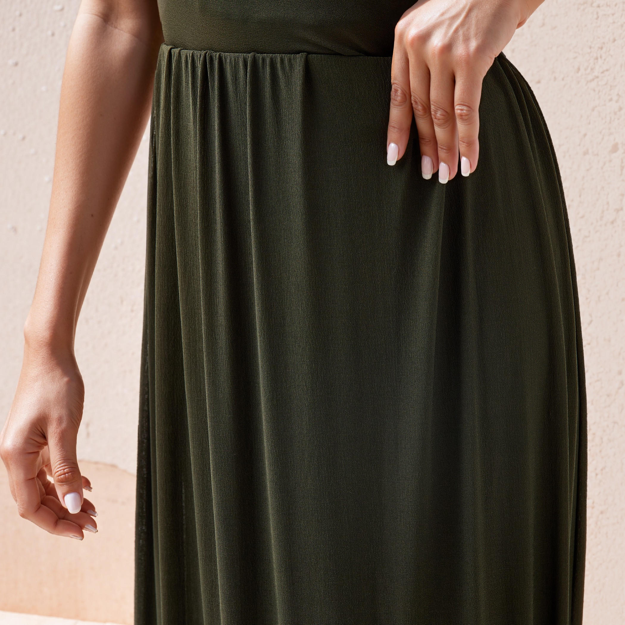 Iconic Balloon Hem Maxii Skirt with Elasticated Waistband-women-clothing-bottoms-skirts-image-4