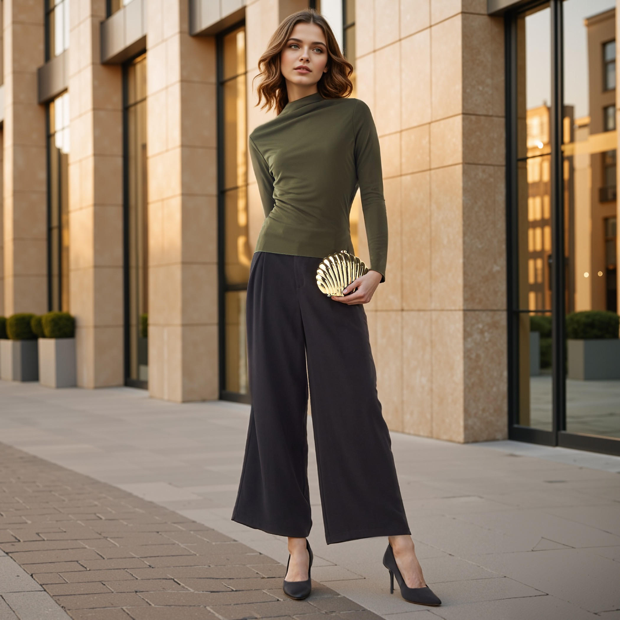 Iconic Cowl Back Top with Long Sleeves-women-clothing-shirtsandblouses-blouses-image-2