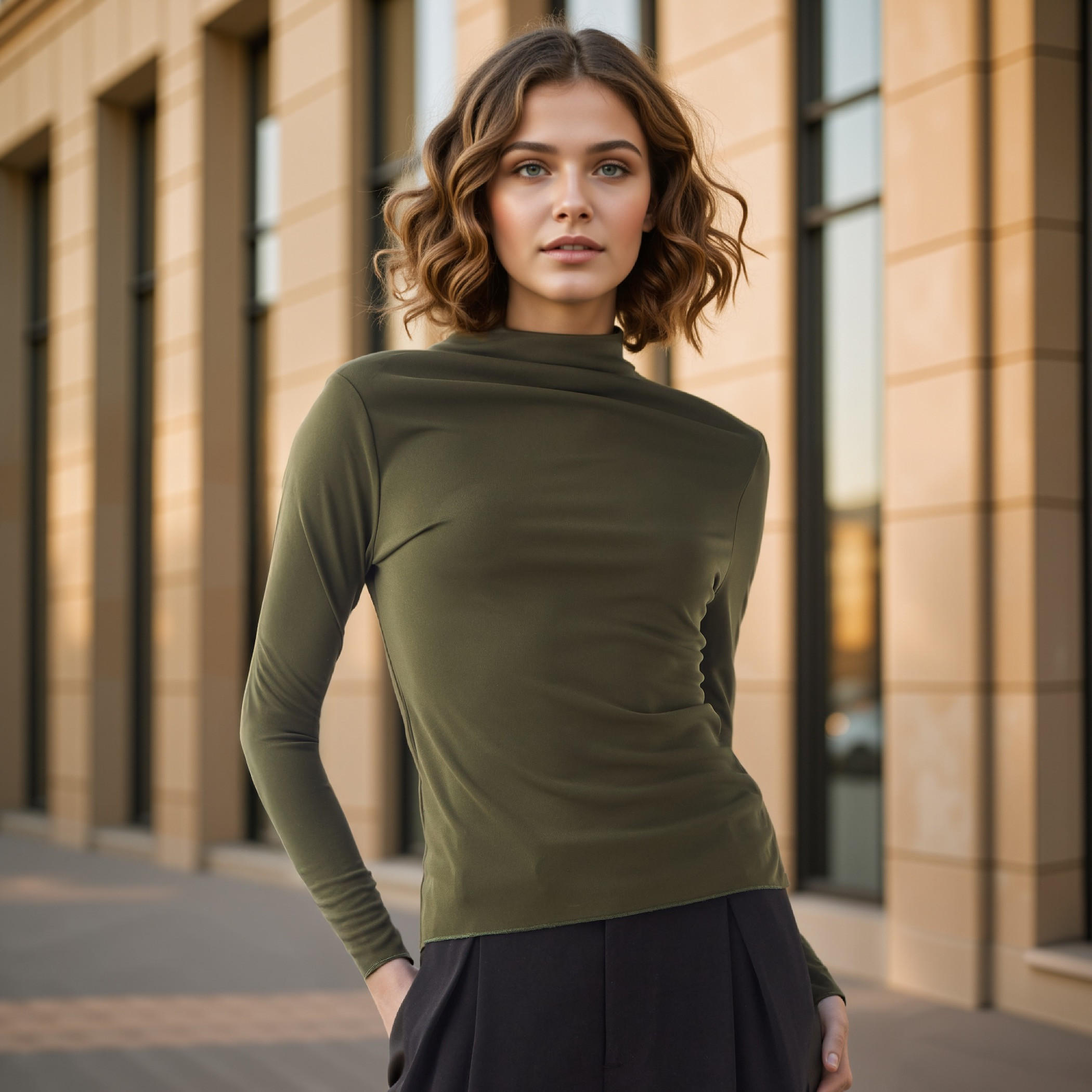 بلوزة بظهر مفتوح وأكمام طويلة من أيكونيك-women-clothing-shirtsandblouses-blouses-image-3