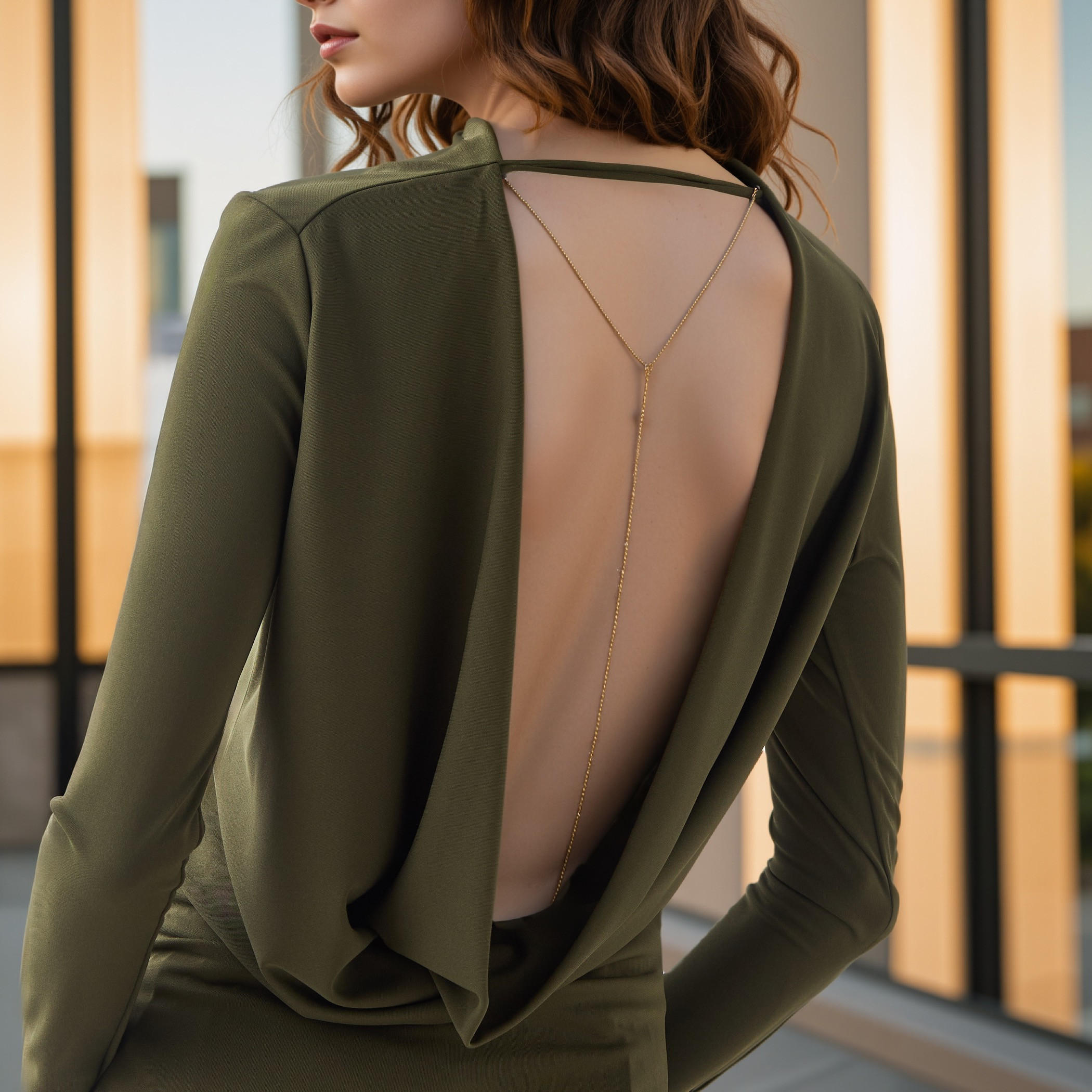 Iconic Cowl Back Top with Long Sleeves-women-clothing-shirtsandblouses-blouses-image-4