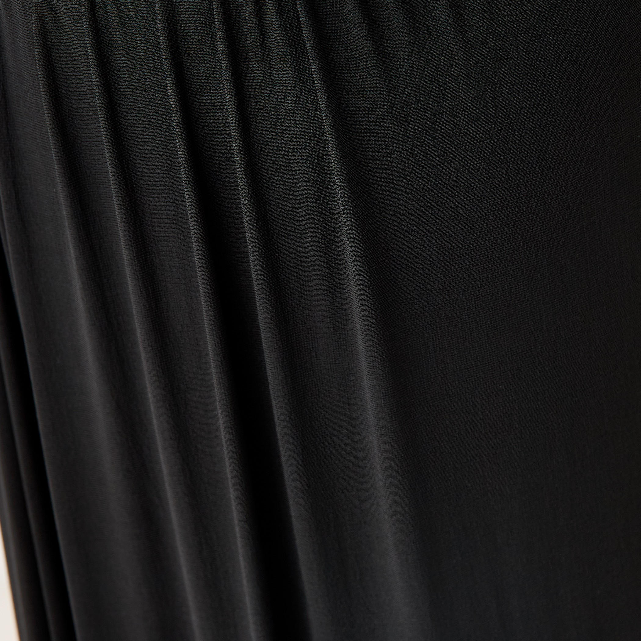 تنورة ماكسي بحافة بالون مع خصر مطاطي من أيكونيك-women-clothing-bottoms-skirts-image-5