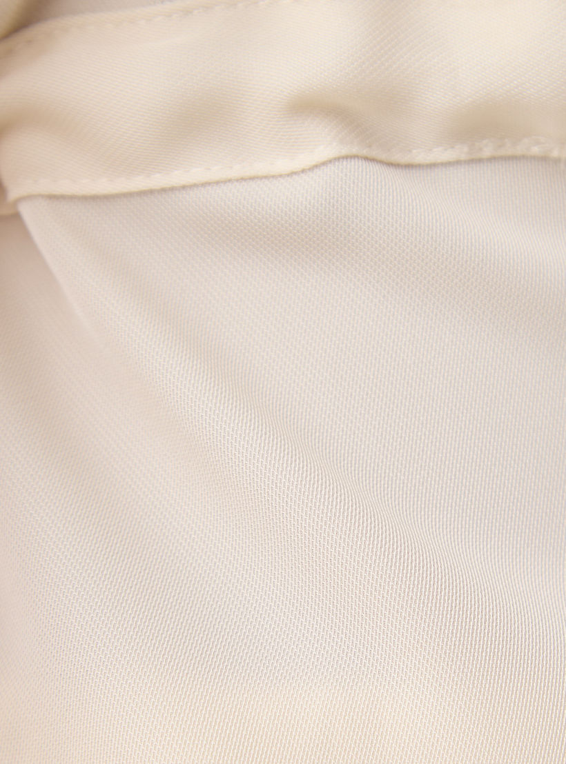 Iconic Regular Fit Collared Utility Viscose Shirt with Tie-Up Detail-women-clothing-shirtsandblouses-shirts-image-5