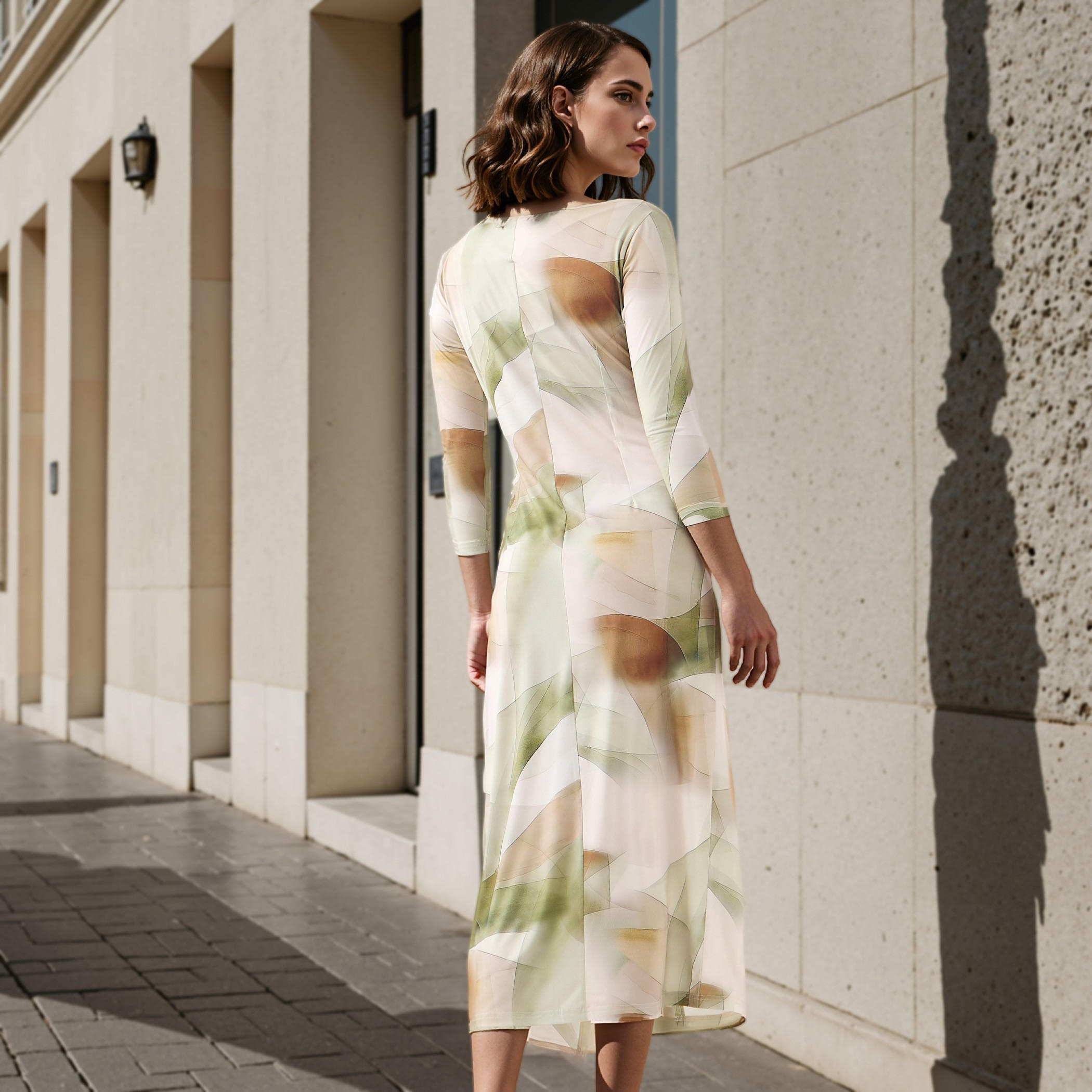 فستان بتفاصيل منسدلة وطبعات من آيكونيك-women-clothing-dresses-image-3