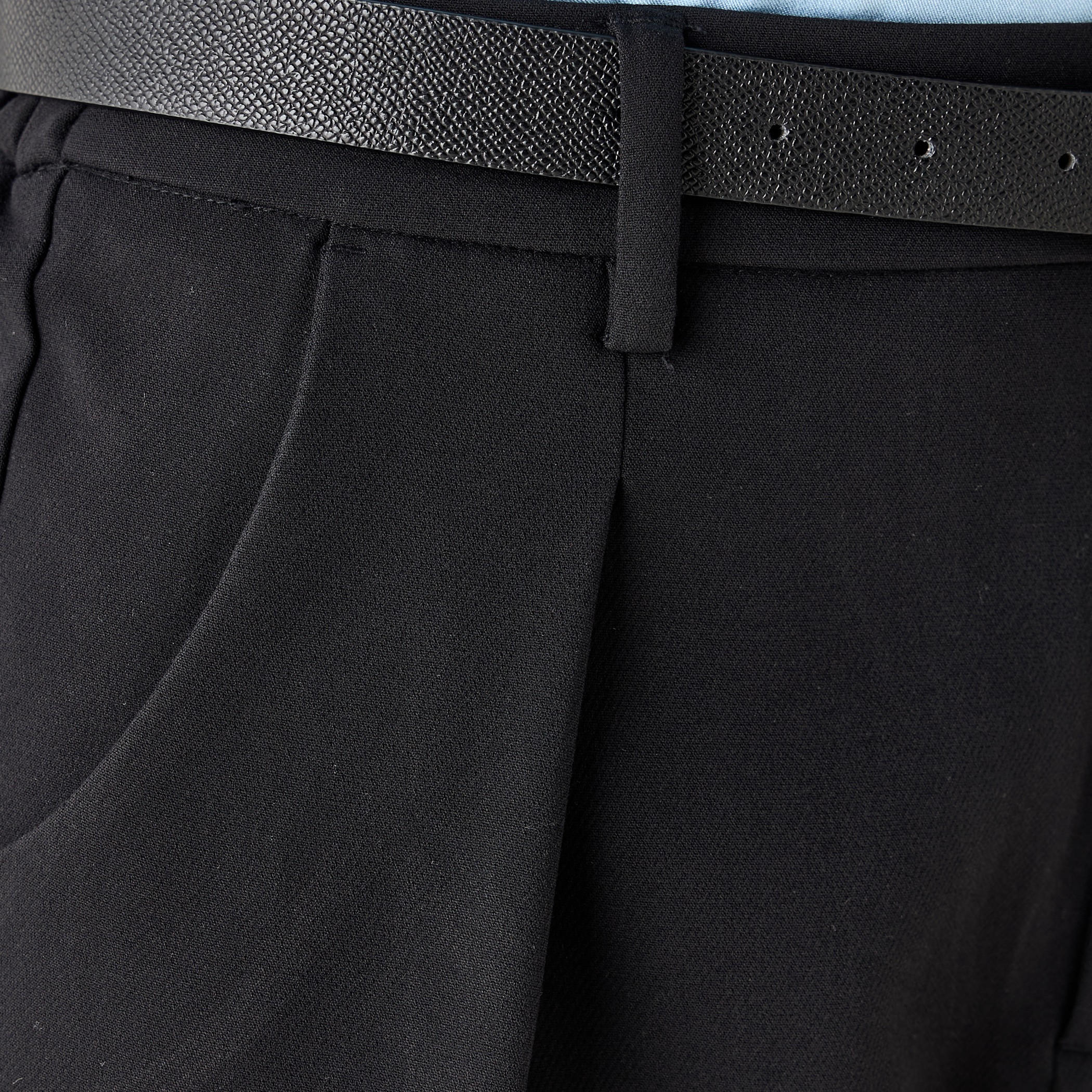 بنطلون واسع الساق بقصة عادية وحزام مع جيوب من آيكونيك-women-clothing-bottoms-trousers-image-5