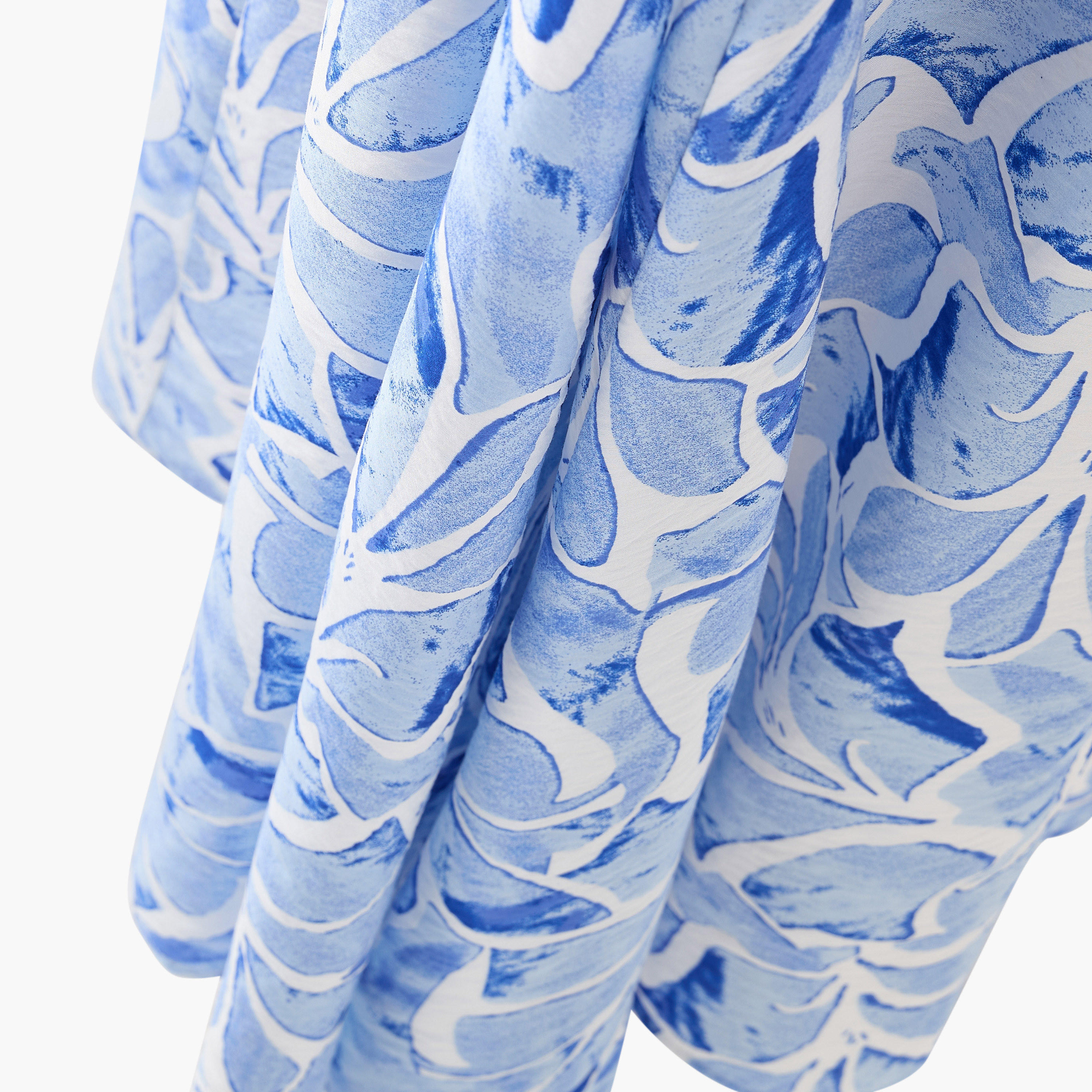 Iconic Printed Trapeze Maxi Dress with Collar and Long Sleeves-women-clothing-dresses-image-6