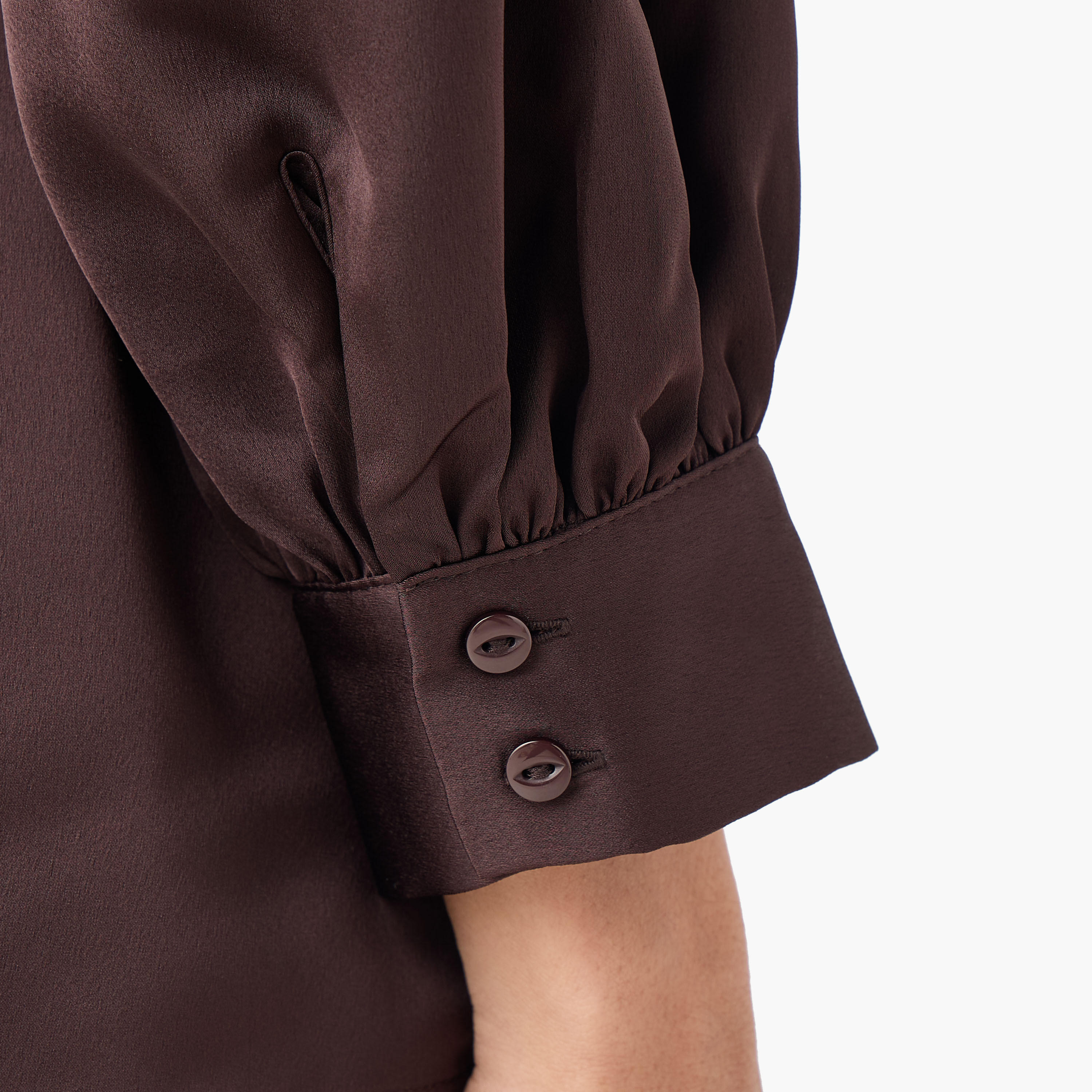 Iconic V-neck Wrap Top with Long Sleeves and Tie-Up Detail-women-clothing-shirtsandblouses-blouses-image-5