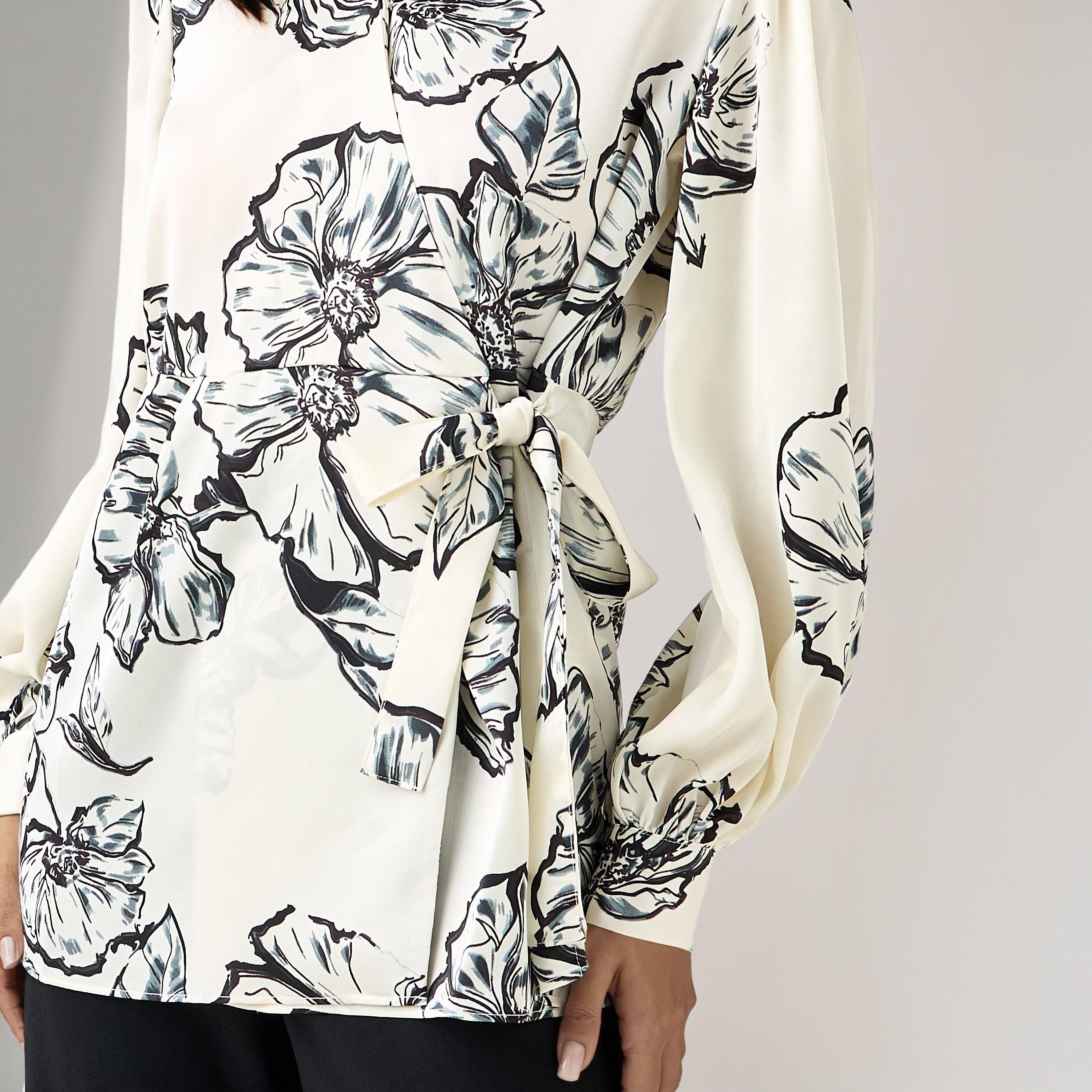 Iconic Relaxed Fit Floral Print Wrap Top-women-clothing-shirtsandblouses-blouses-image-5