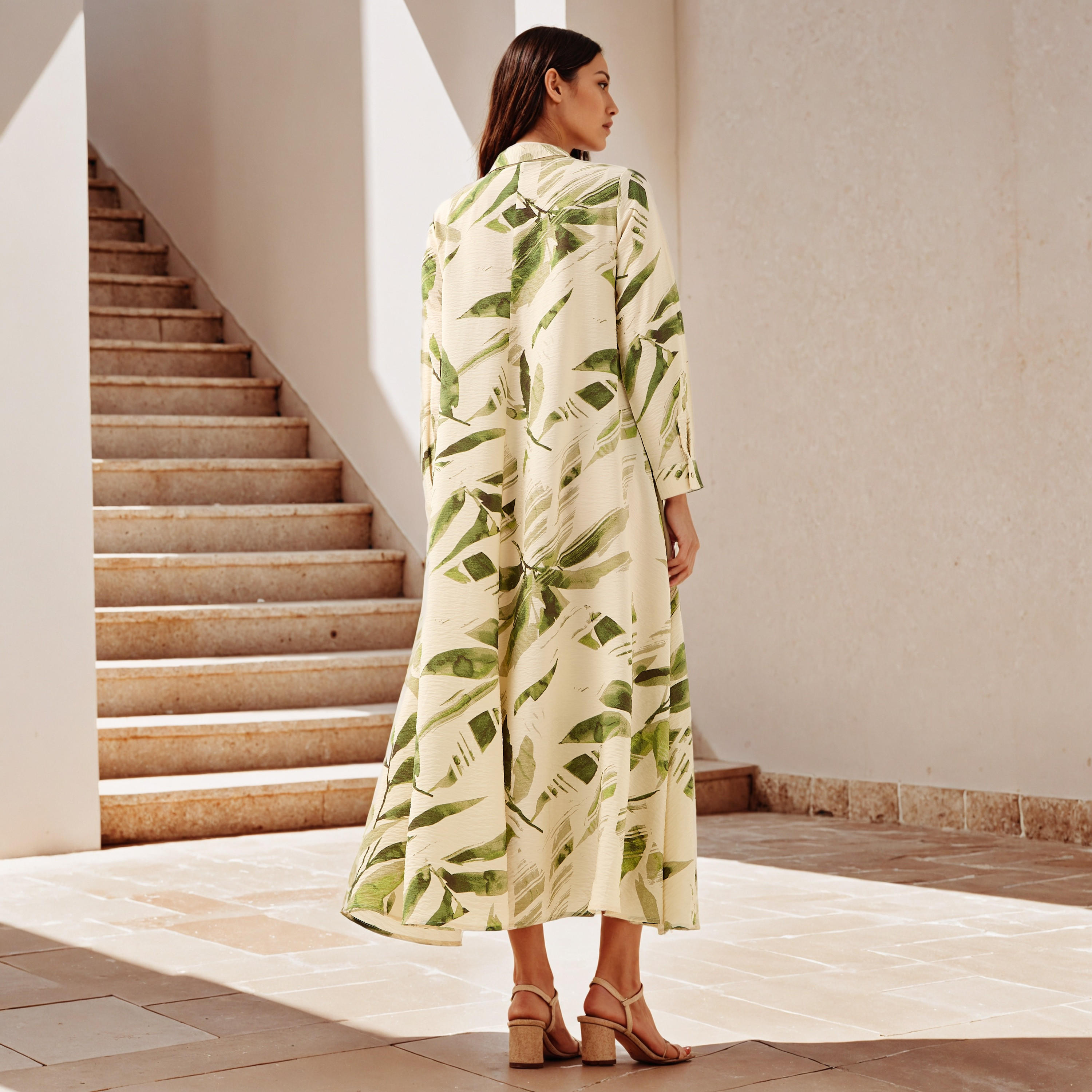 فستان ماكسي بطبعات وياقة عادية من أيكونيك-women-clothing-dresses-image-3