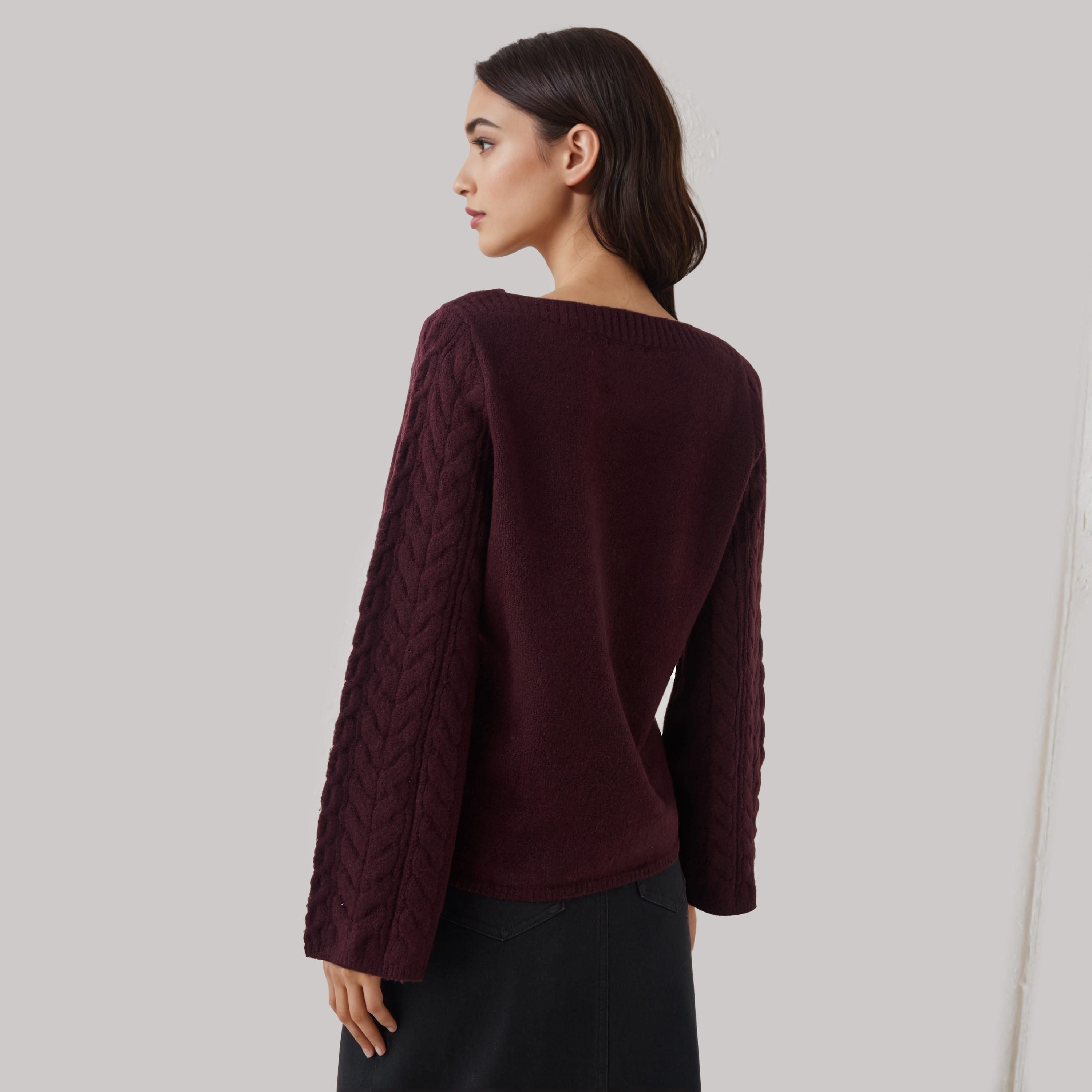 Iconic Regular Fit Cable Knit Crew Neck Sweater-women-clothing-cardigansandjumpers-jumpers-image-3