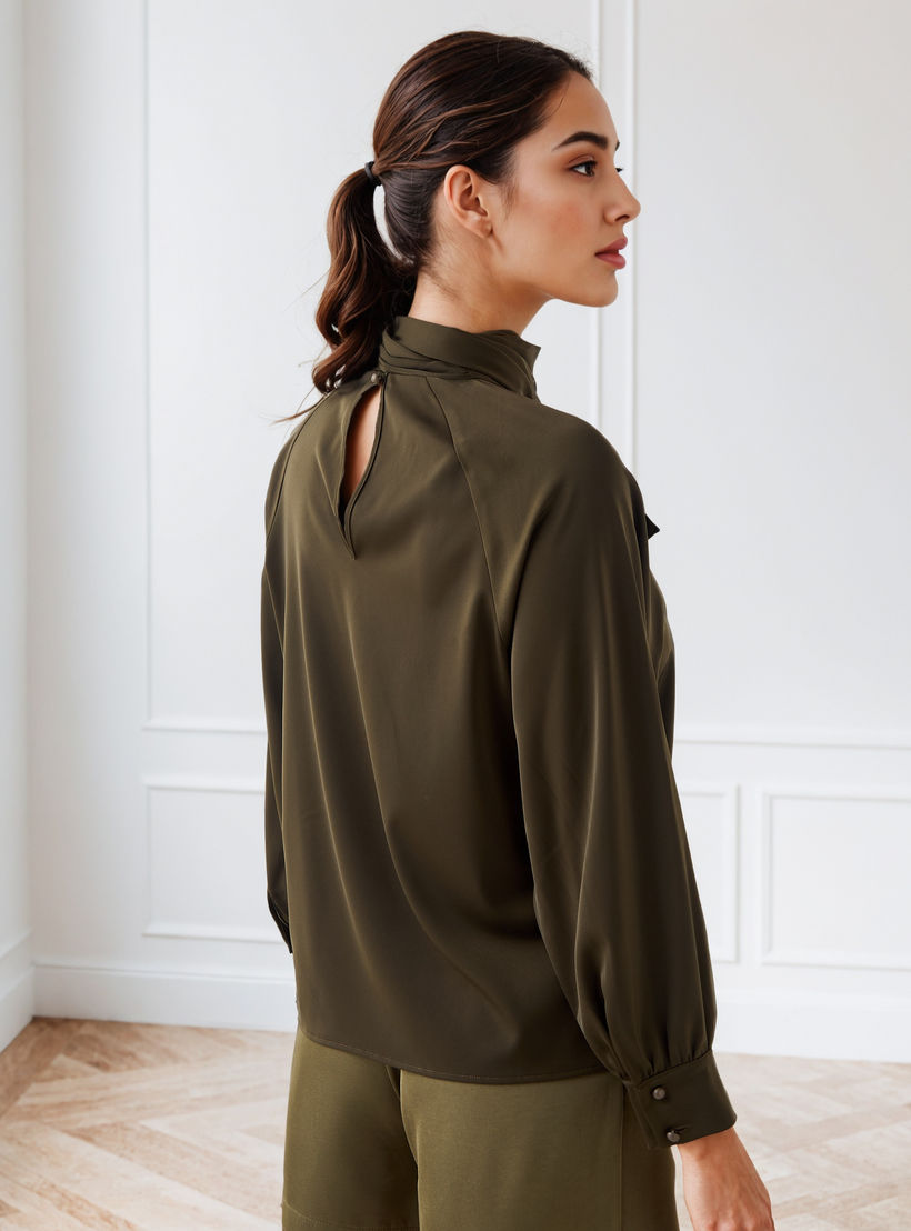Iconic Regular Fit Pussy Bow Neck Top-women-clothing-shirtsandblouses-blouses-image-3