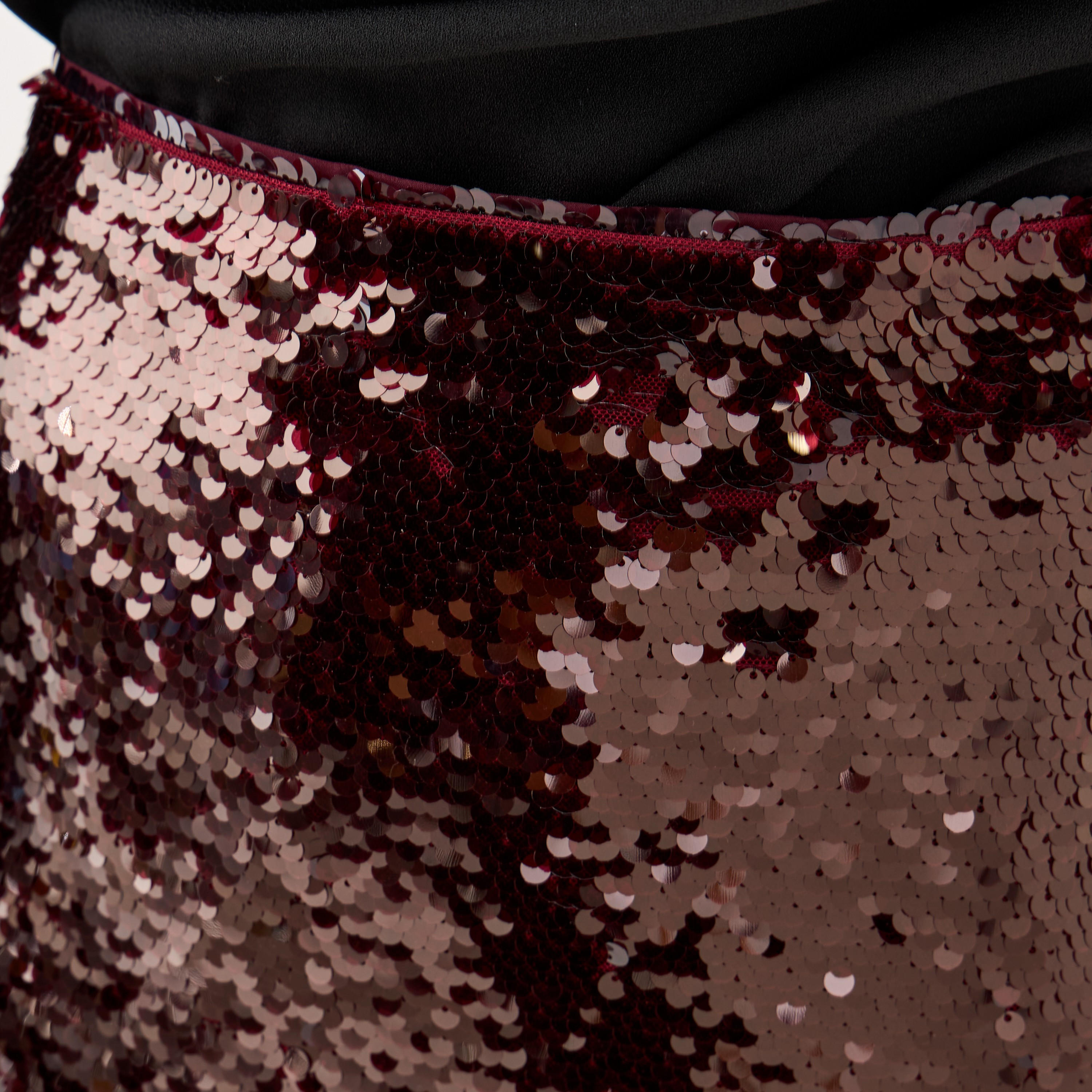 تنورة إيه لاين ميدي مزينة بالترتر من آيكونيك-women-clothing-bottoms-skirts-image-1