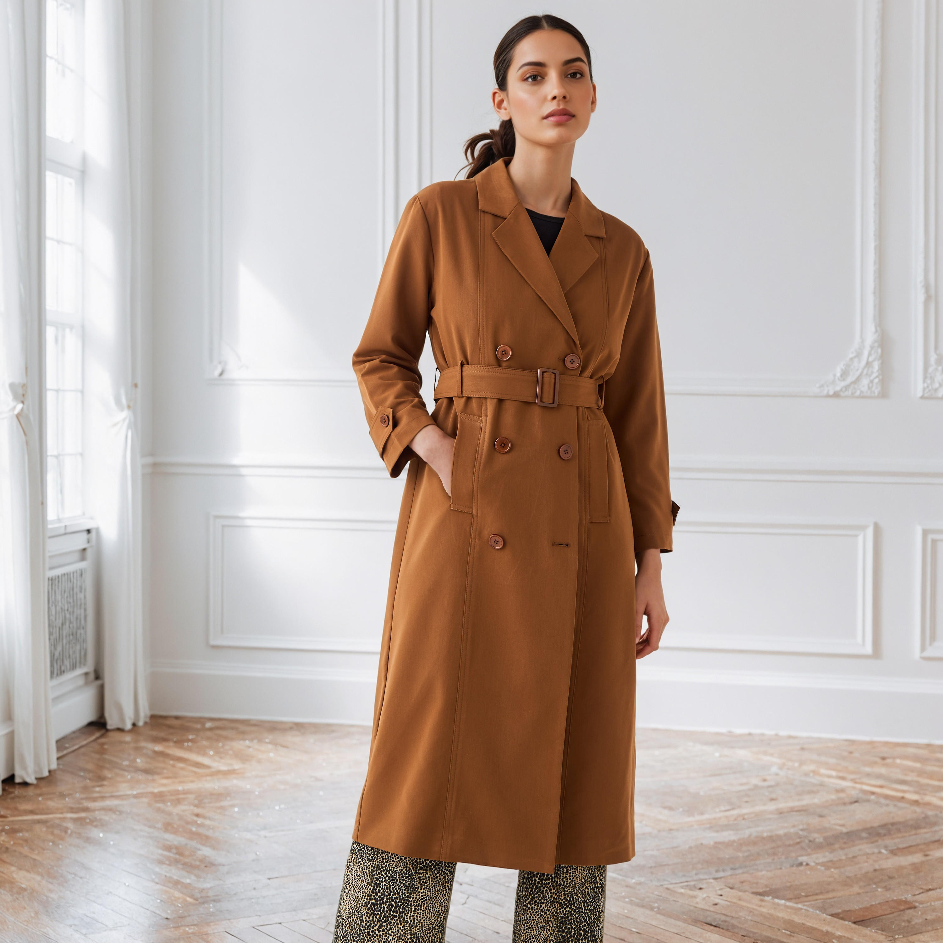 Iconic Belted Notch Lapel Trench Coat-women-winterwear-coatsandjackets-jackets-image-1