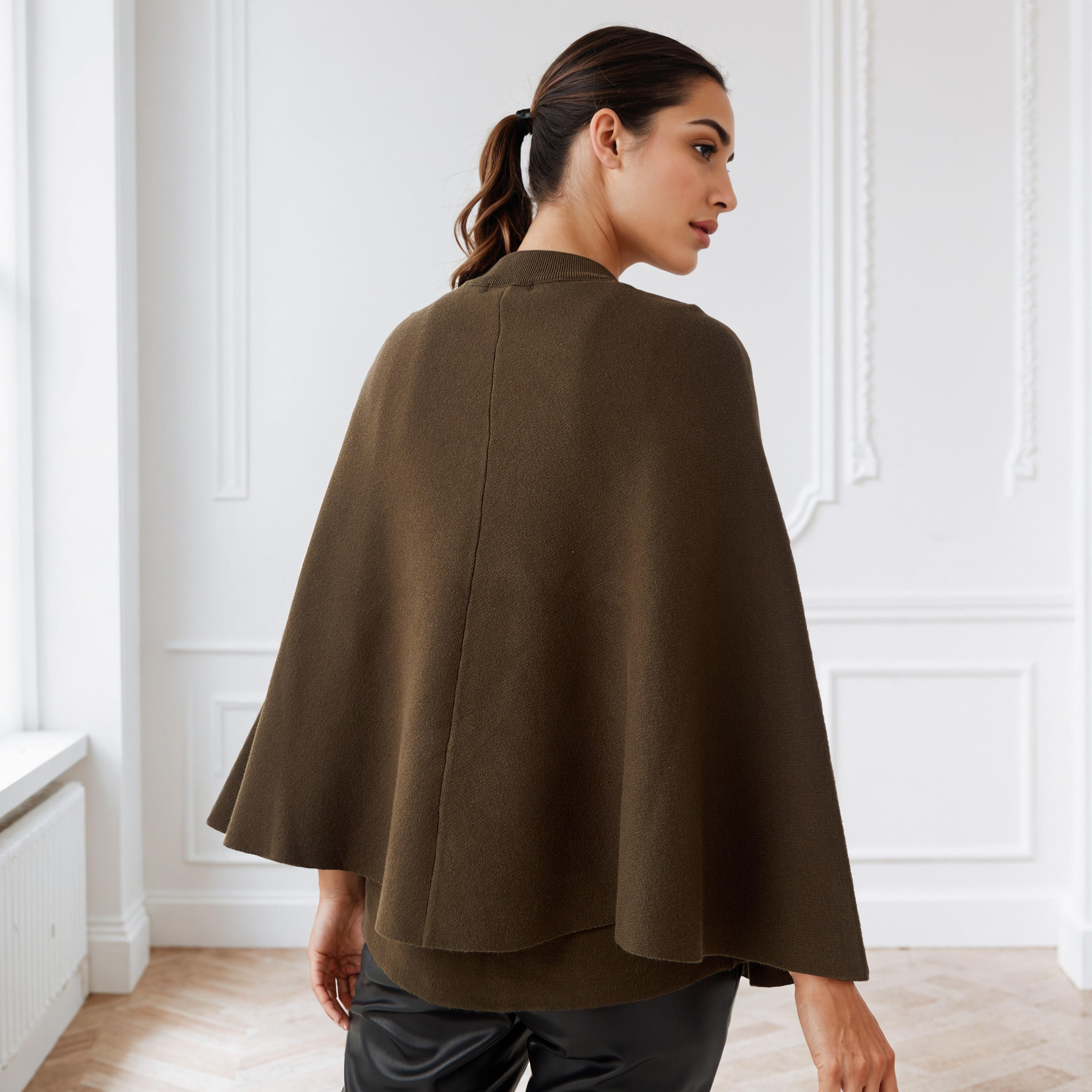 Iconic Relaxed Fit Cape Top-women-winterwear-cardigansandjumpers-cardigans-image-3