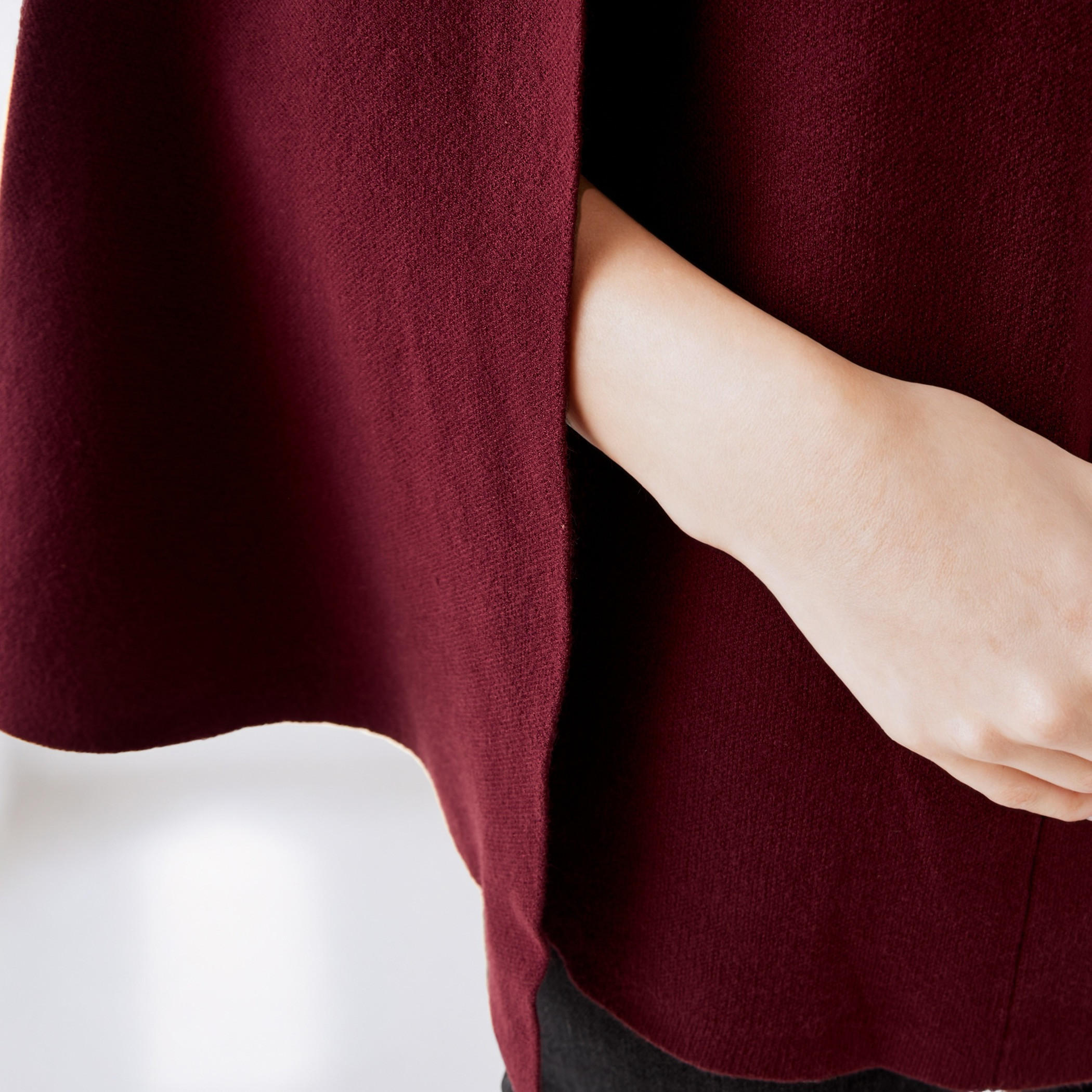 بلوزة بقصة مريحة وكاب من أيكونيك-women-winterwear-cardigansandjumpers-cardigans-image-5