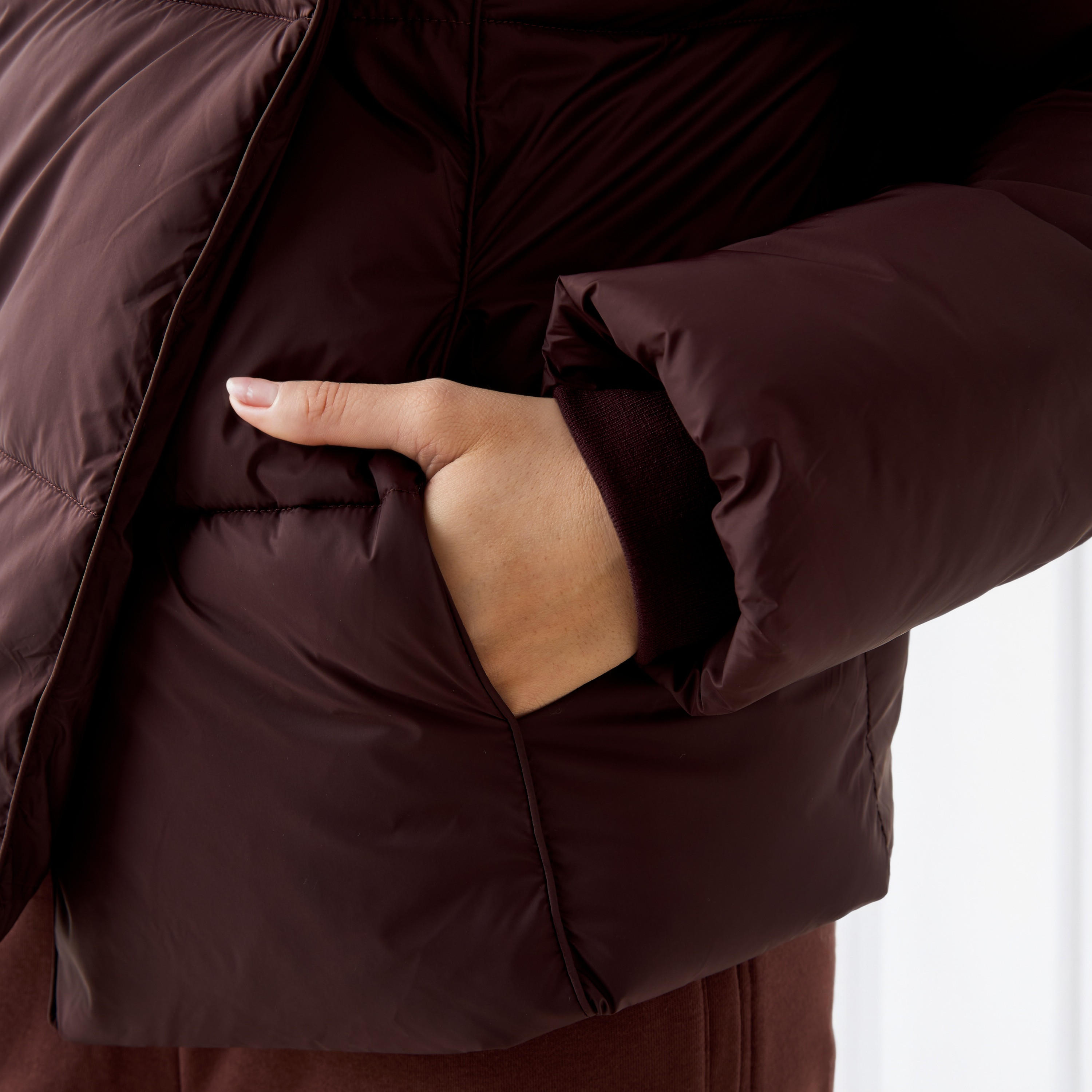 جاكيت منفوخ مبطن بجيوب من أيكونيك-women-winterwear-coatsandjackets-jackets-image-2