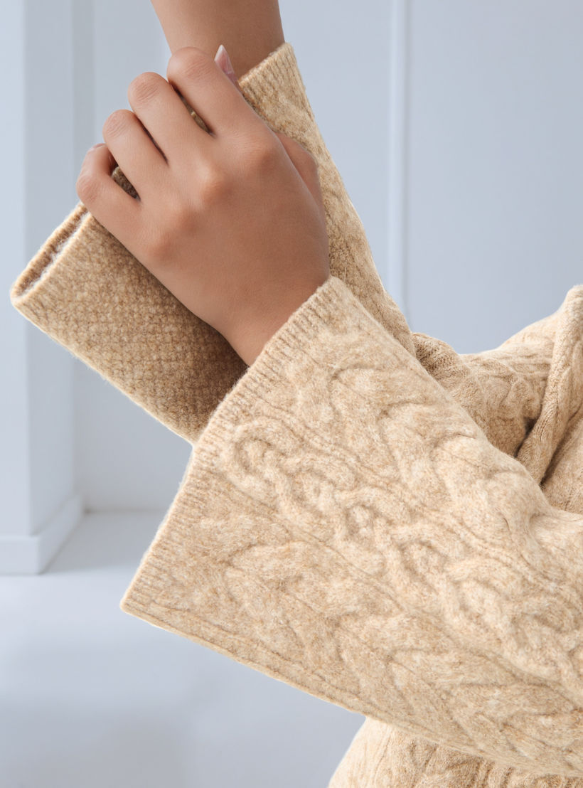 Iconic Regular Fit Cable Knit Crew Neck Sweater-women-clothing-cardigansandjumpers-jumpers-image-4