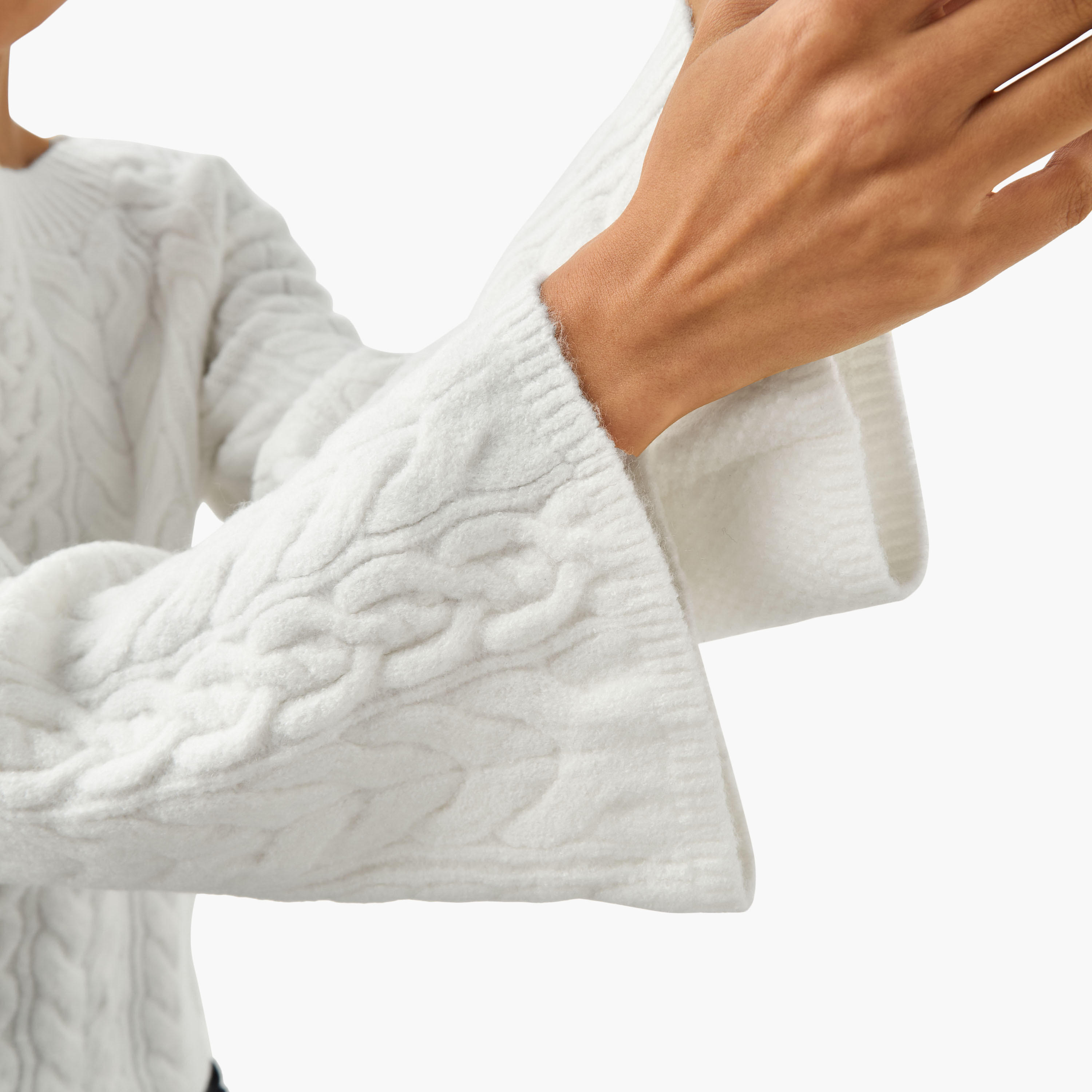 Iconic Regular Fit Cable Knit Crew Neck Sweater-women-clothing-cardigansandjumpers-jumpers-image-4
